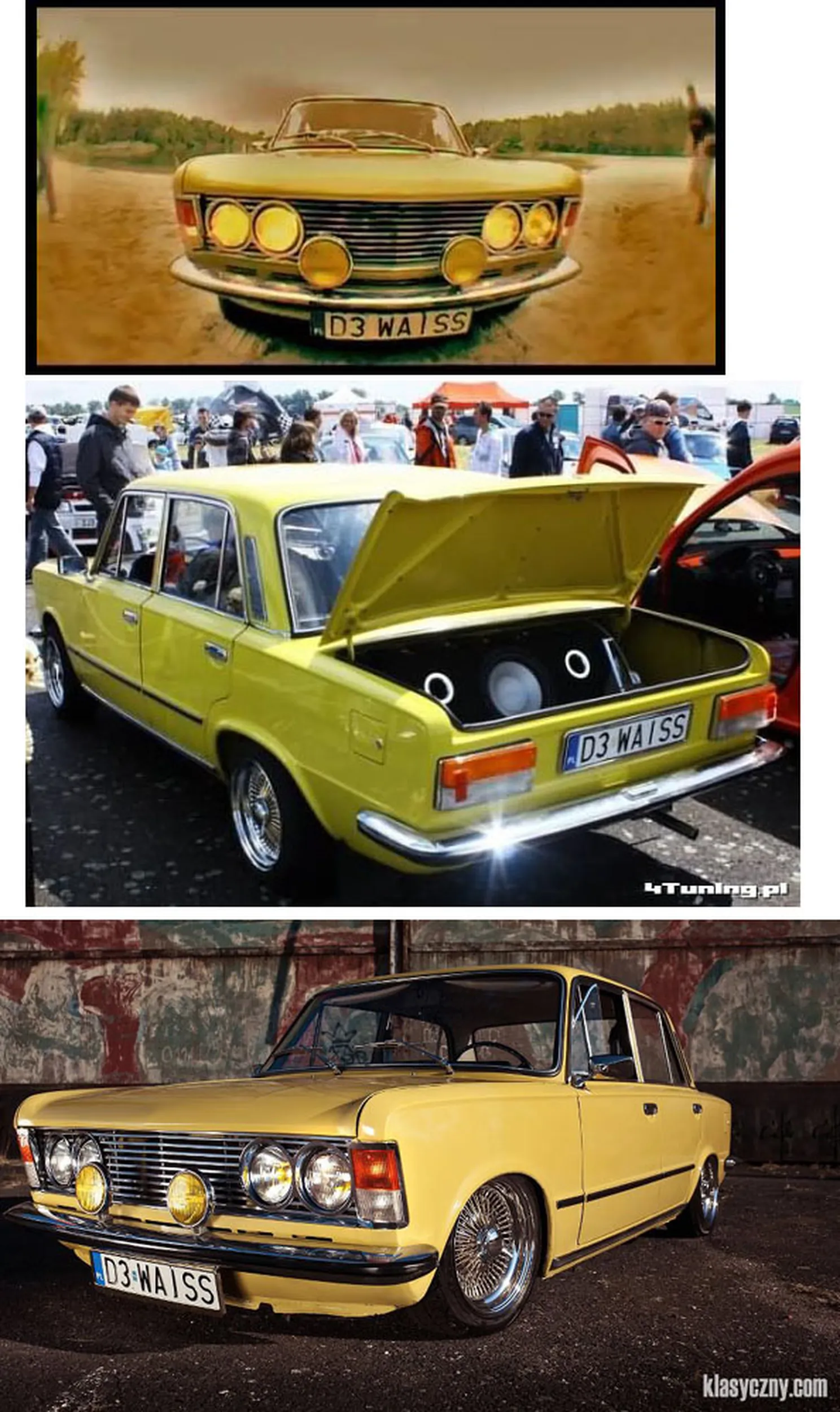 Fajny numer, blacha D3 WAISS