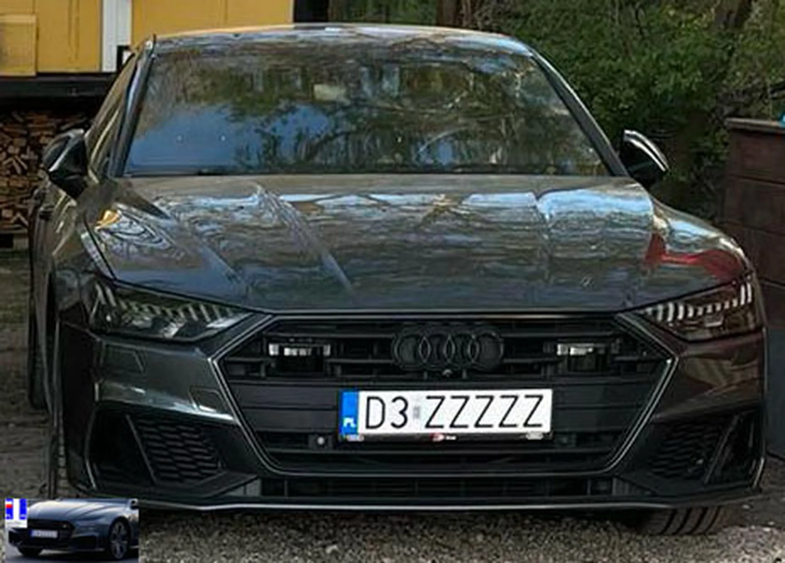 Fajny numer, blacha D3 ZZZZZ