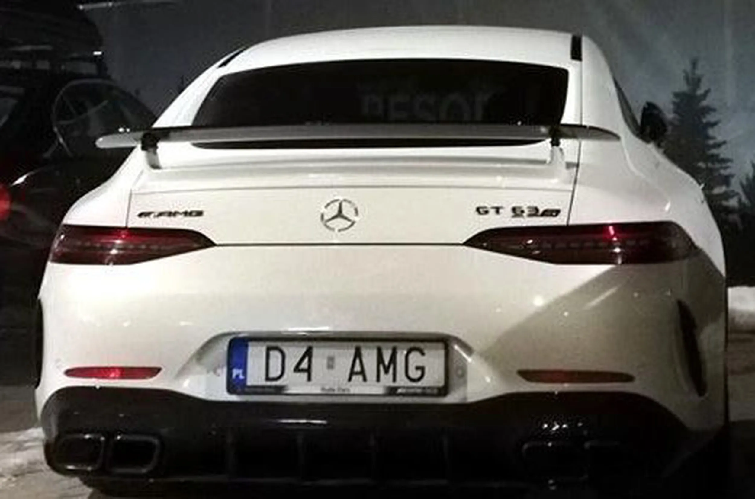 Fajny numer, blacha D4 AMG