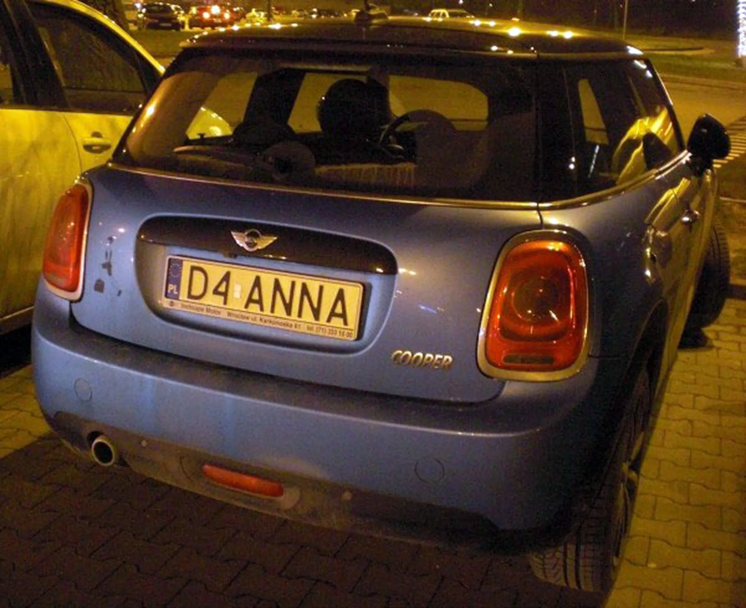 Fajny numer, blacha D4 ANNA