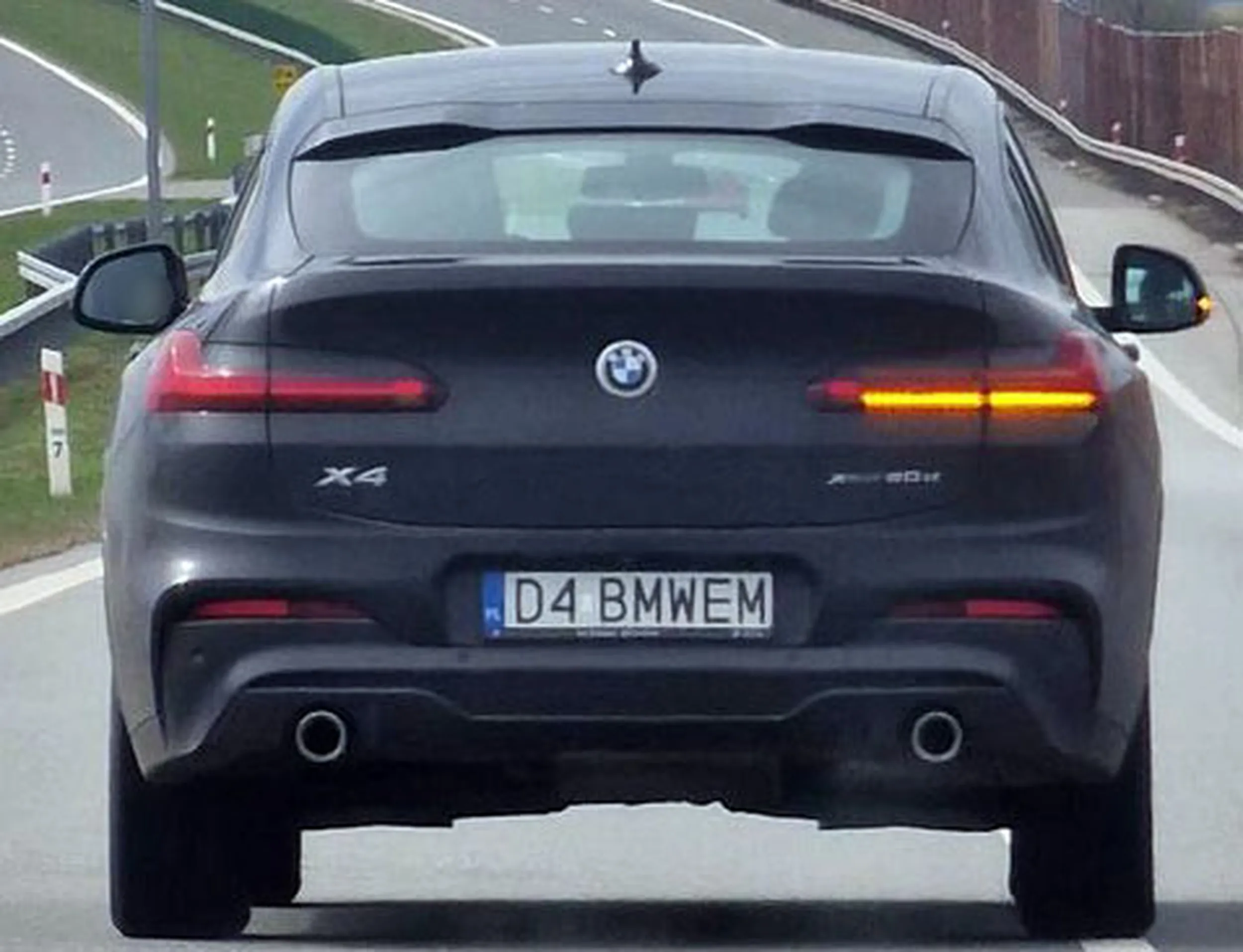 Fajny numer, blacha D4 BMWEM
