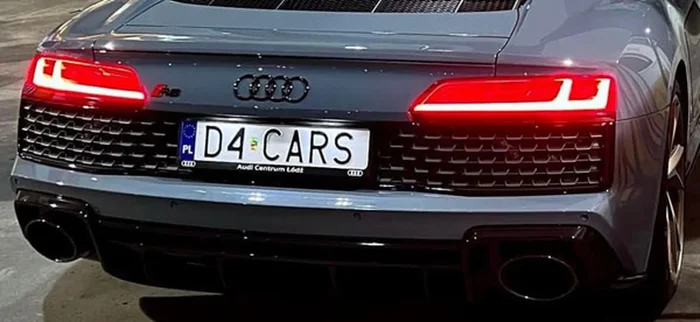 Fajny numer, blacha D4 CARS