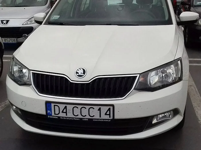 Fajny numer, blacha D4 CCC14