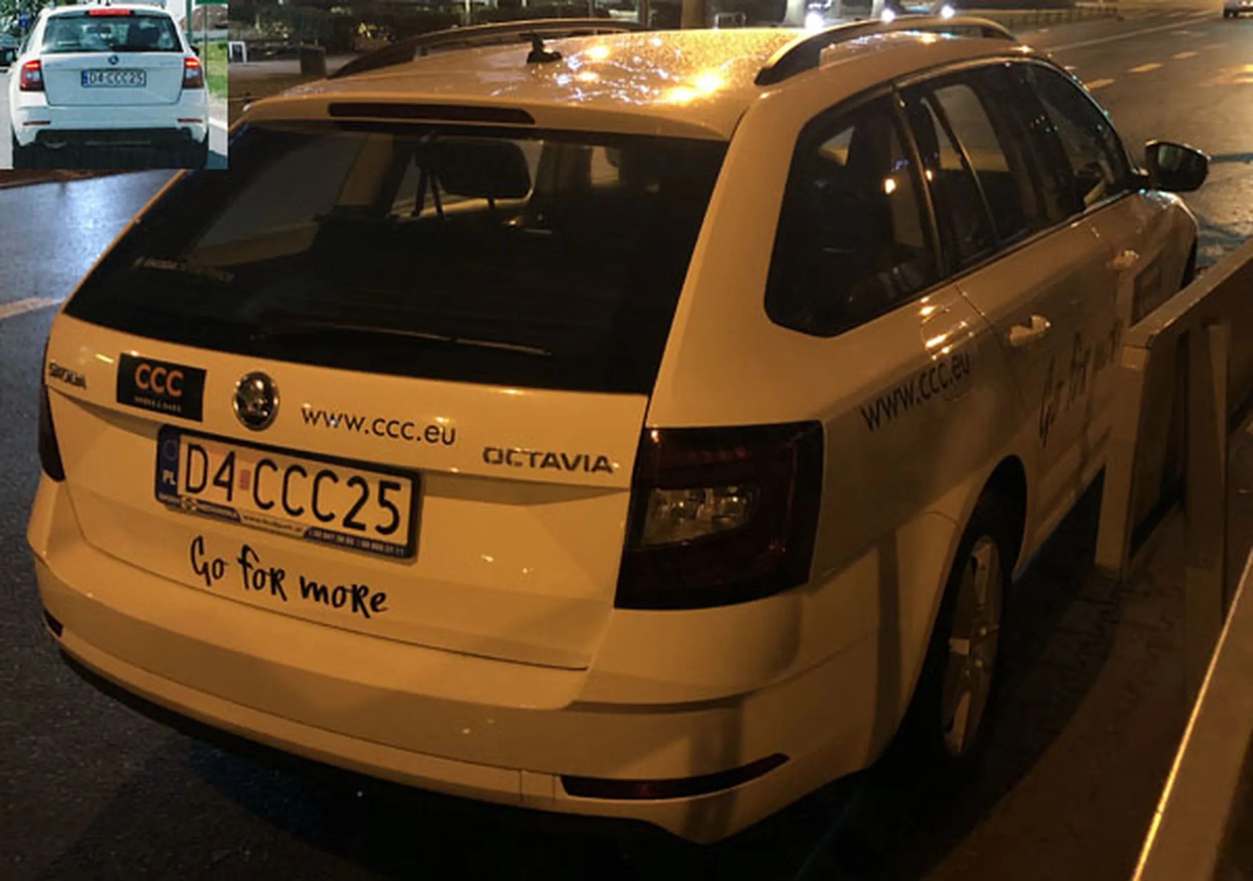 Fajny numer, blacha D4 CCC25