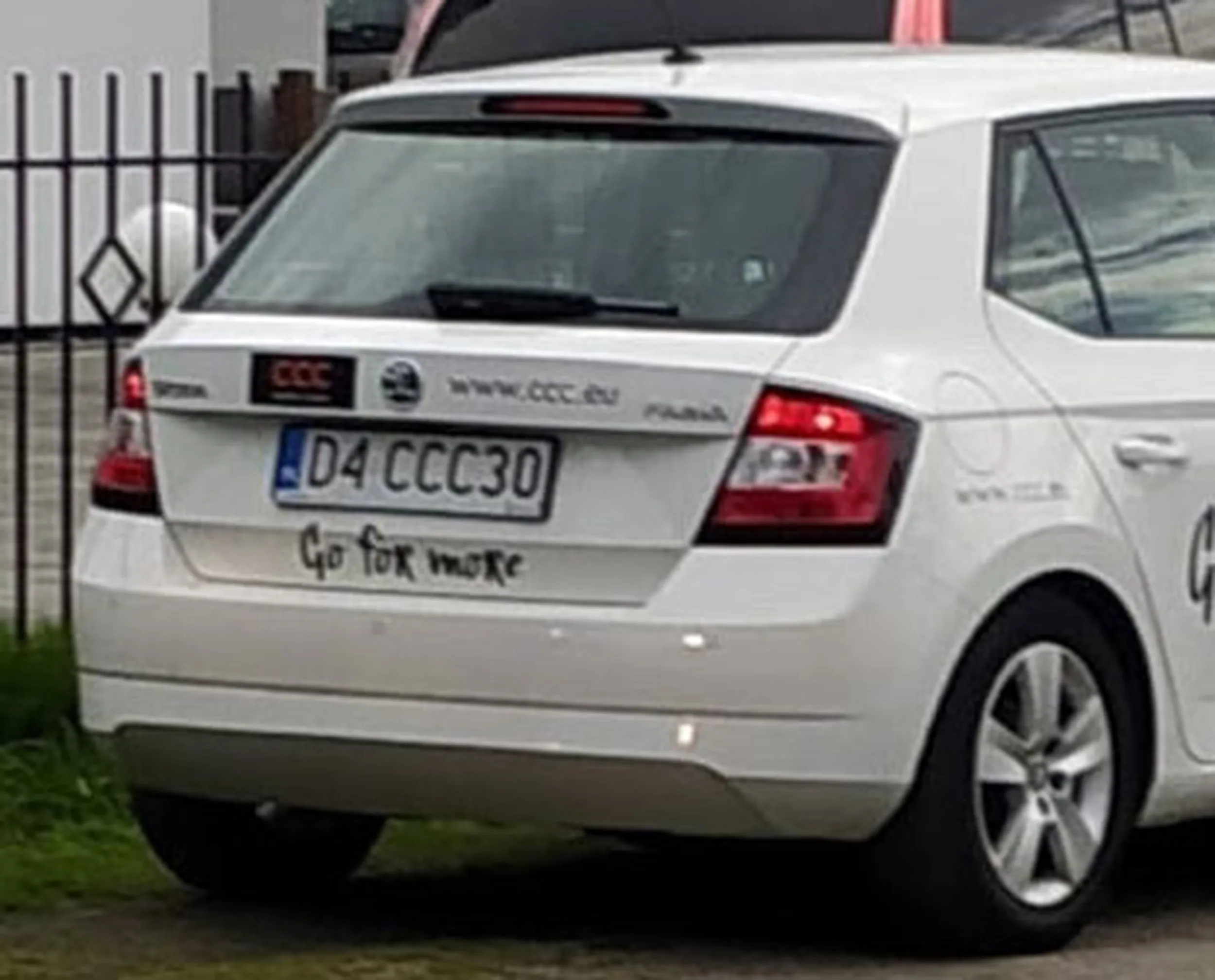 Fajny numer, blacha D4 CCC30