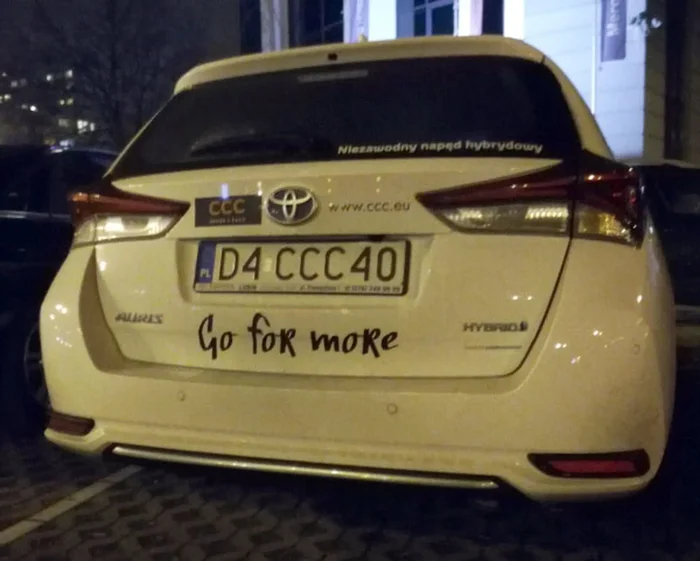 Fajny numer, blacha D4 CCC40