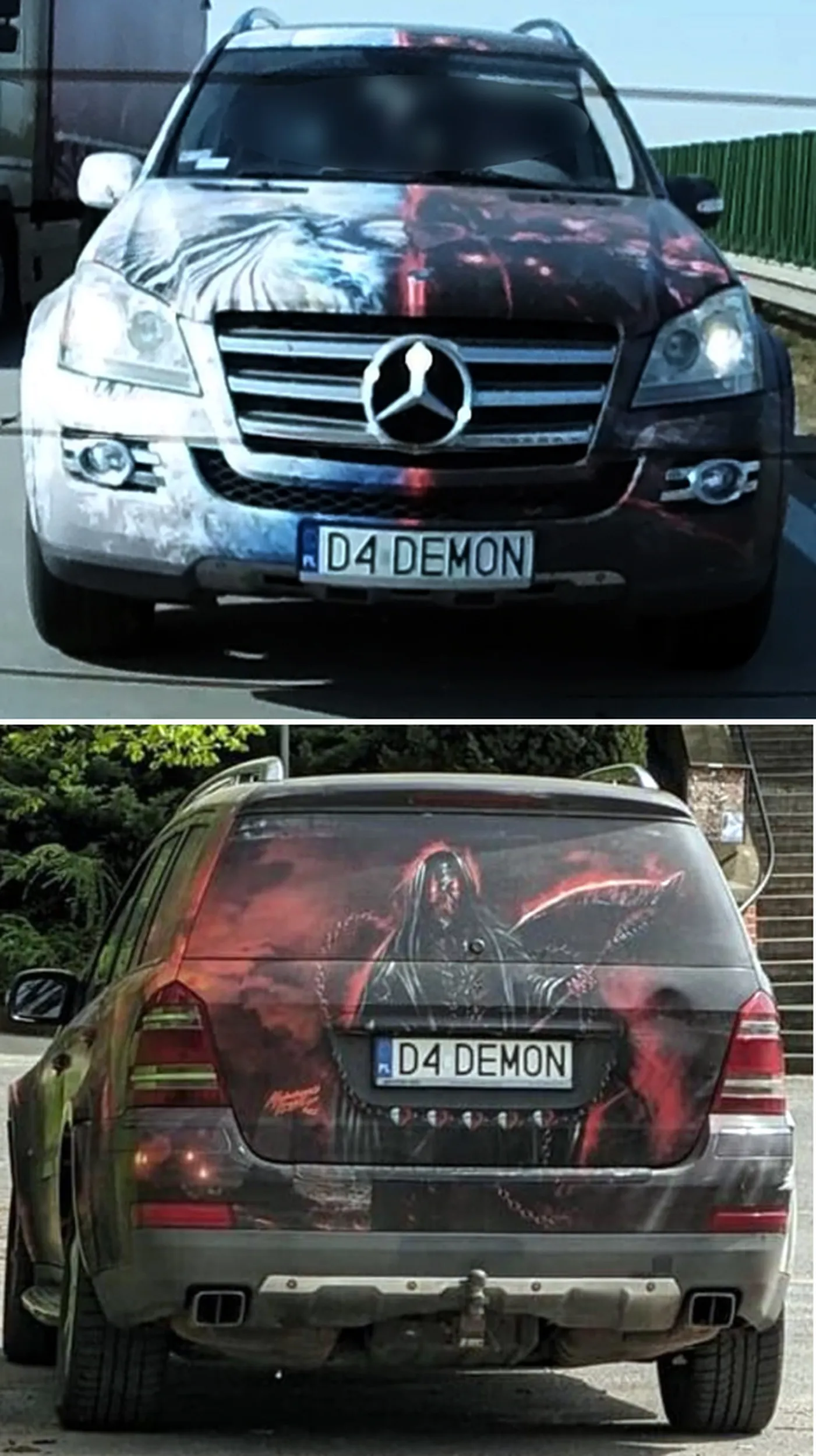 Fajny numer, blacha D4 DEMON