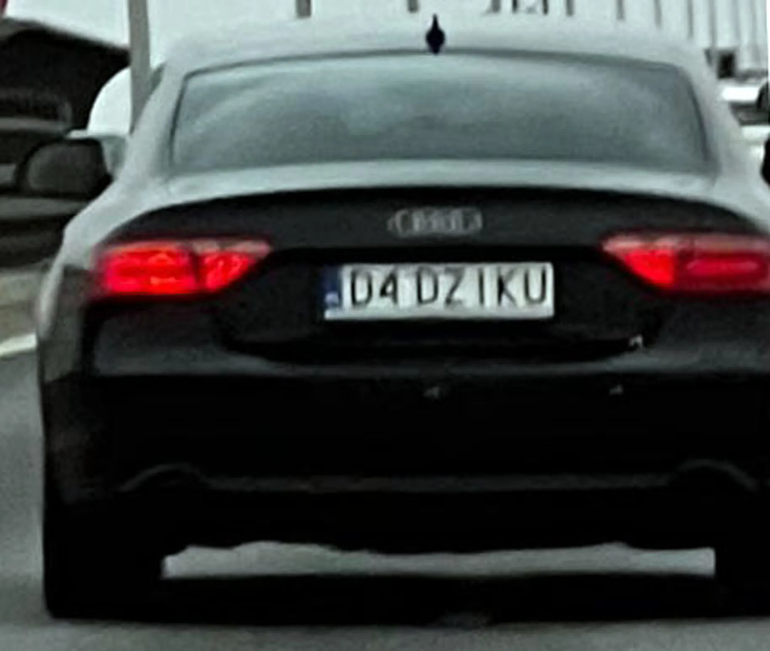 Fajny numer, blacha D4 DZIKU