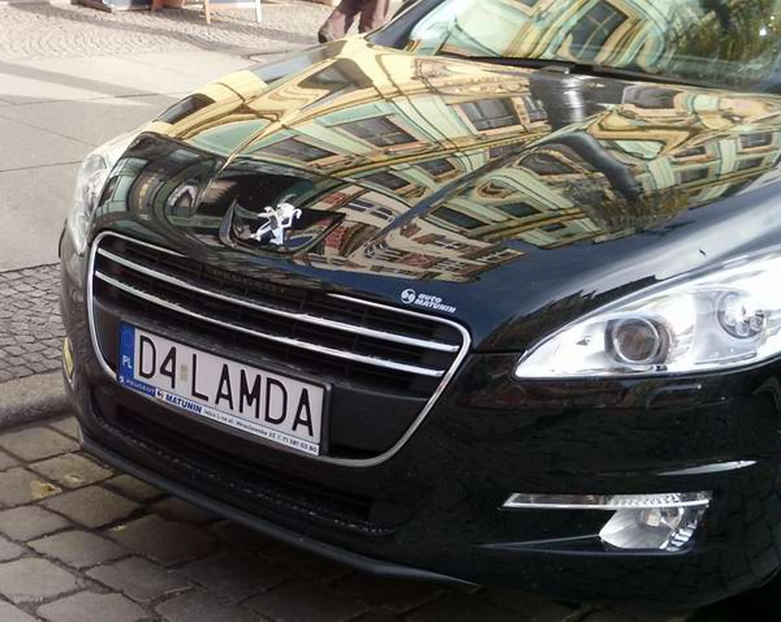 Fajny numer, blacha D4 LAMDA