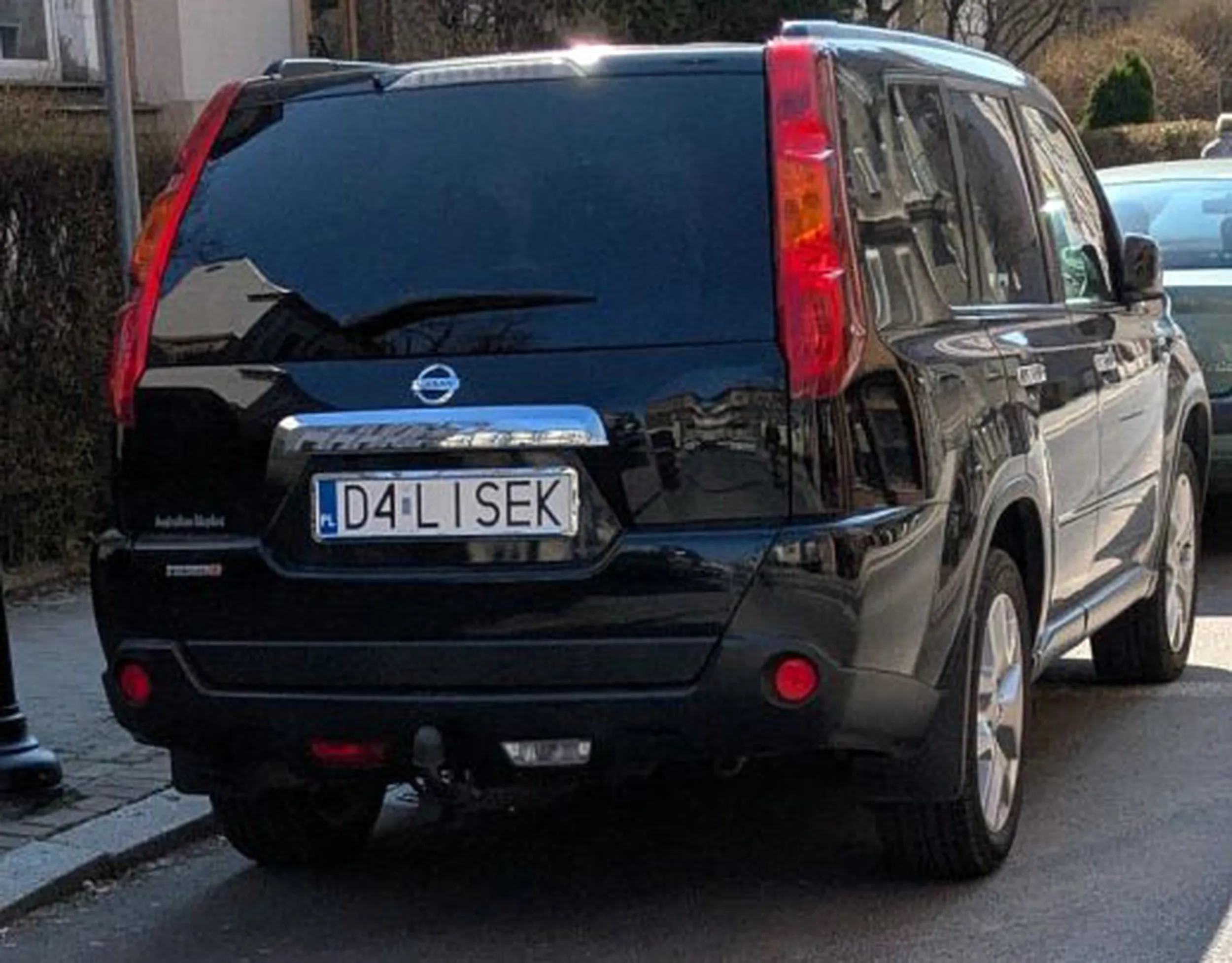 Fajny numer, blacha D4 LISEK