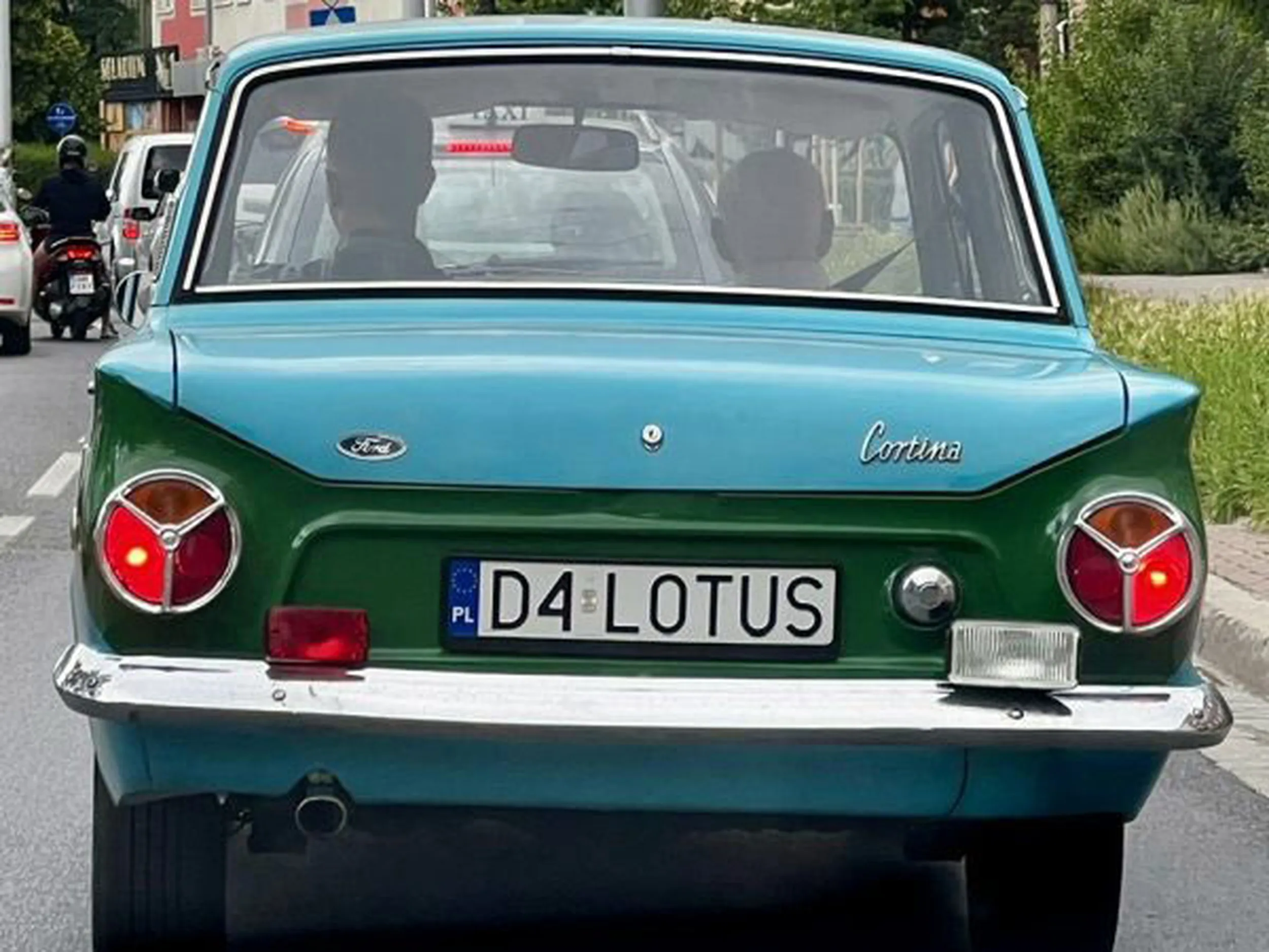 Fajny numer, blacha D4 LOTUS