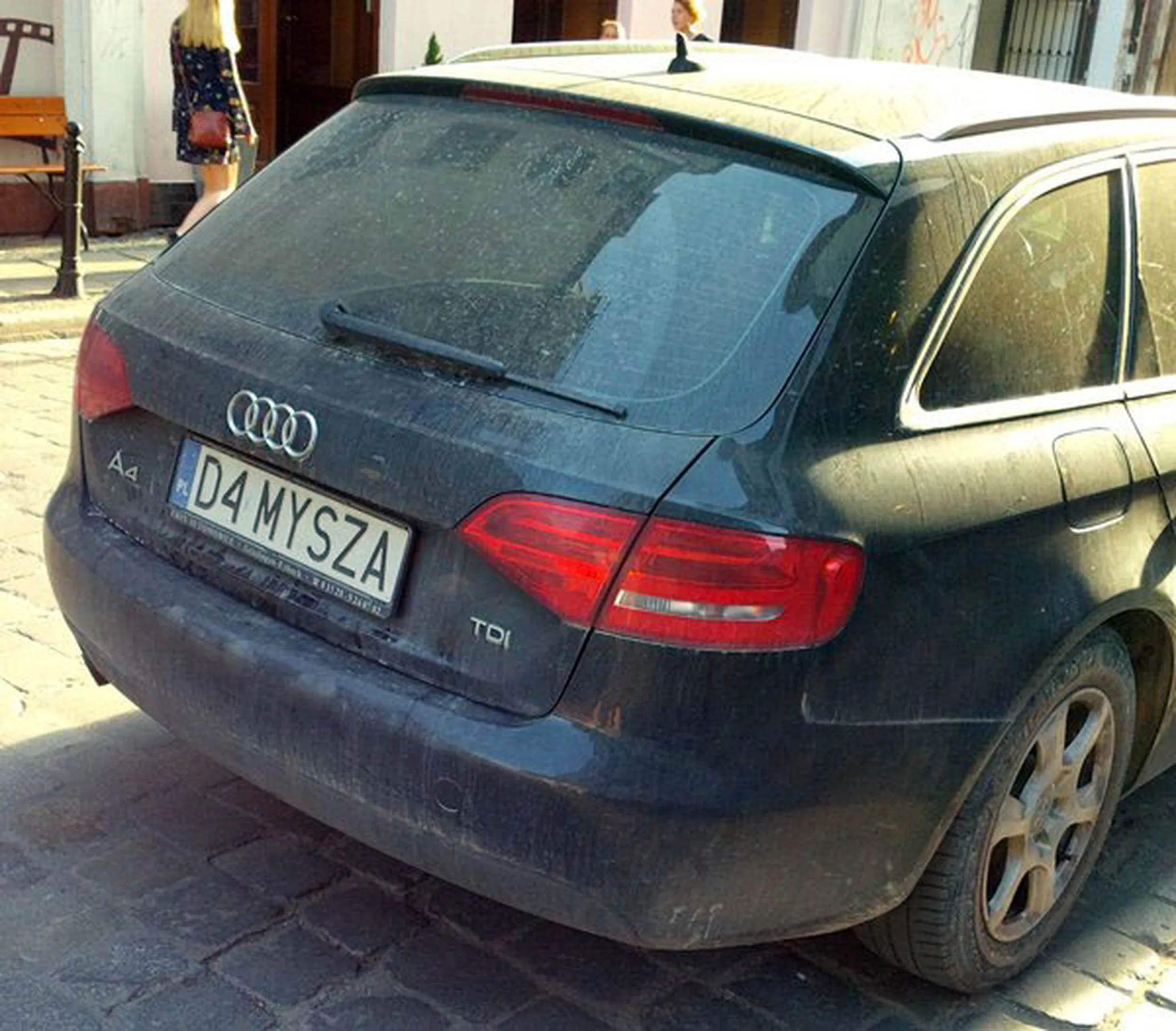 Fajny numer, blacha D4 MYSZA