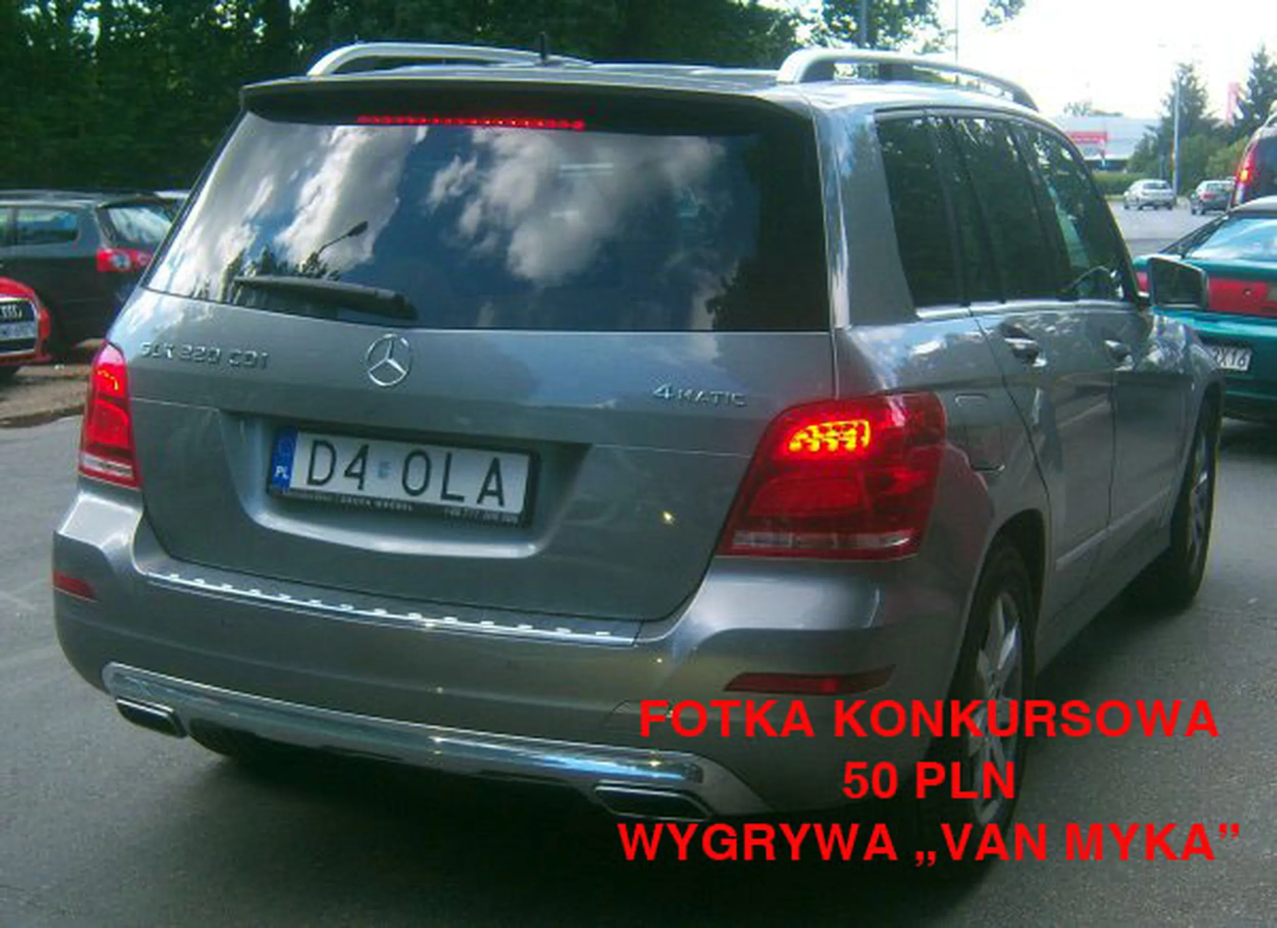 Fajny numer, blacha D4 OLA