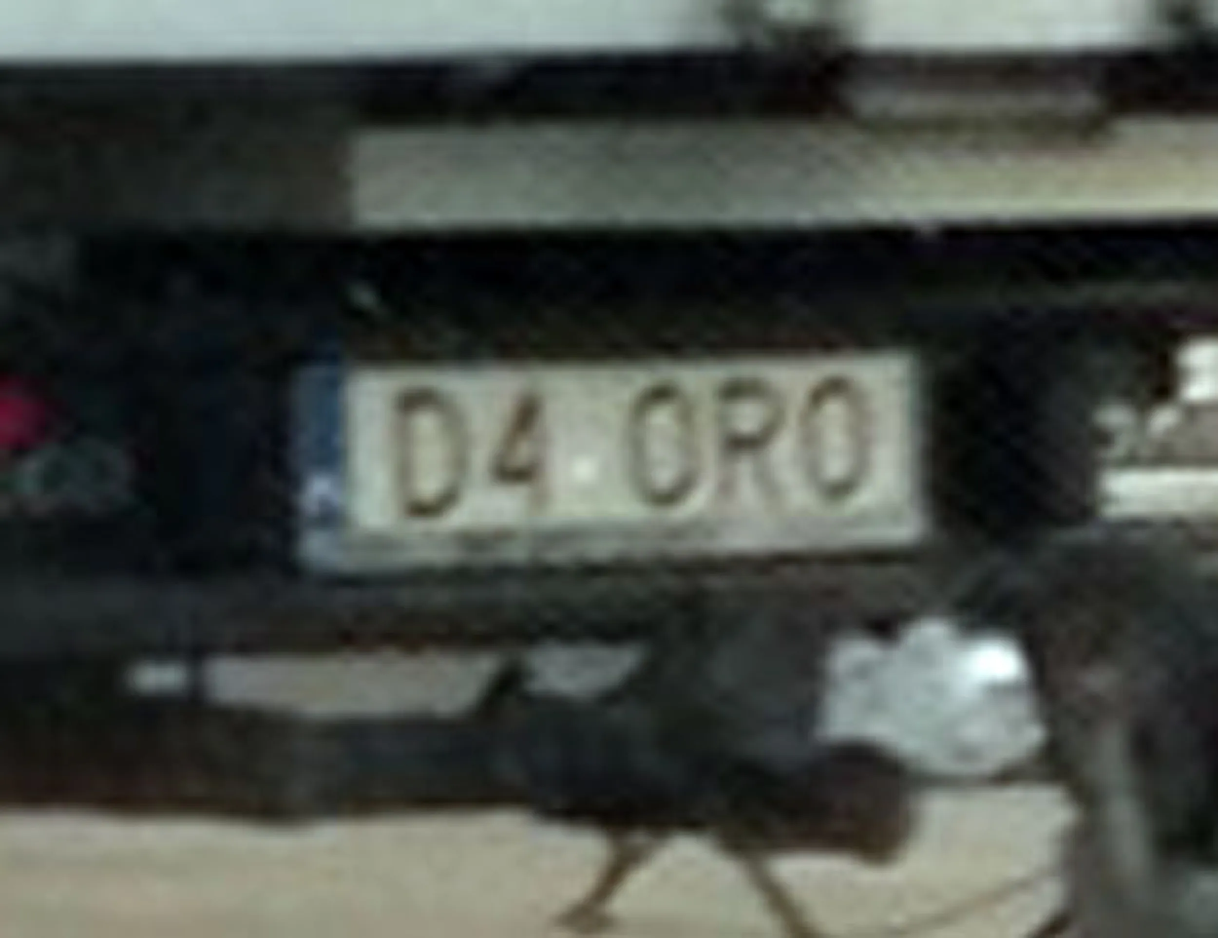 Fajny numer, blacha D4 ORO