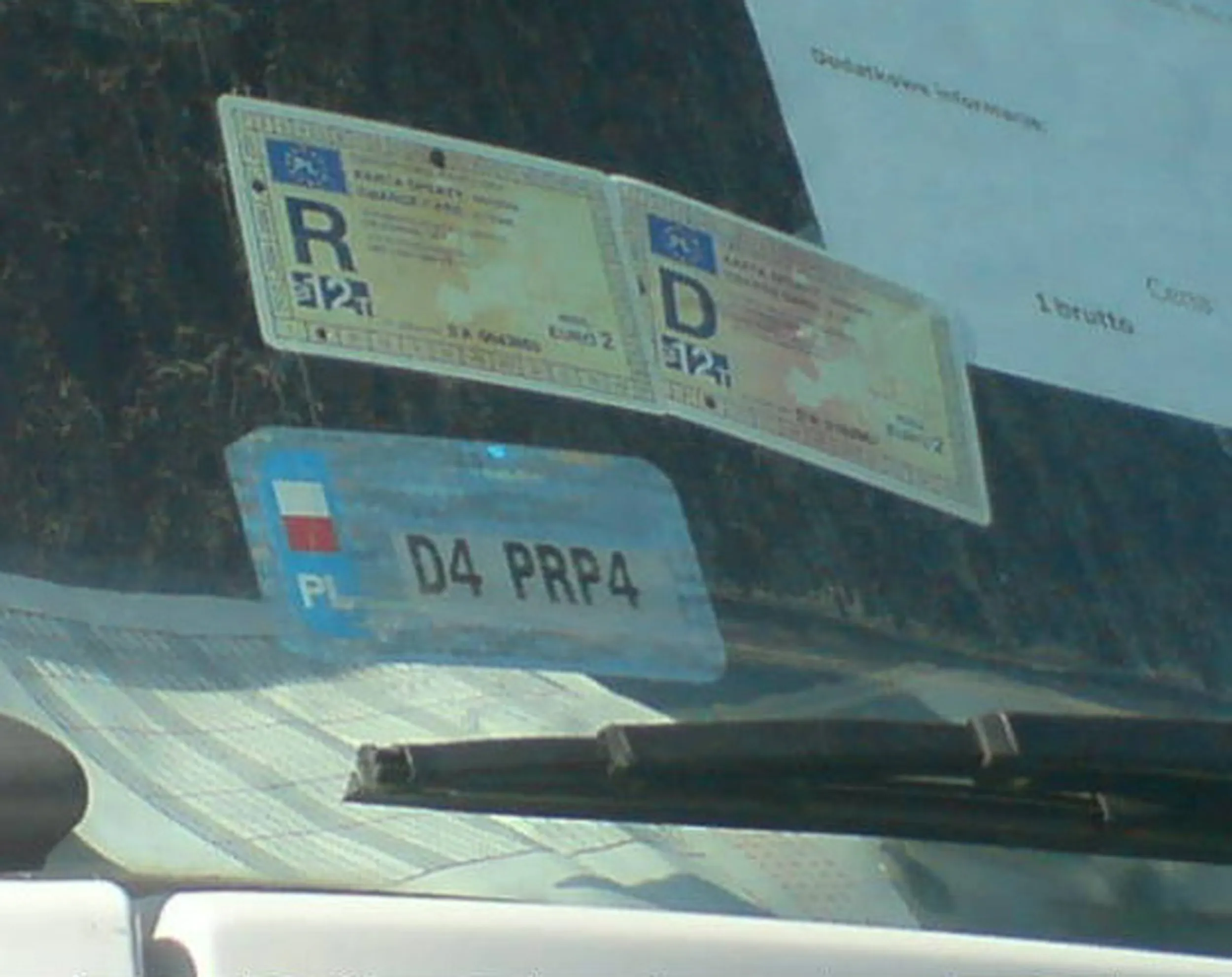 Fajny numer, blacha D4 PRP4