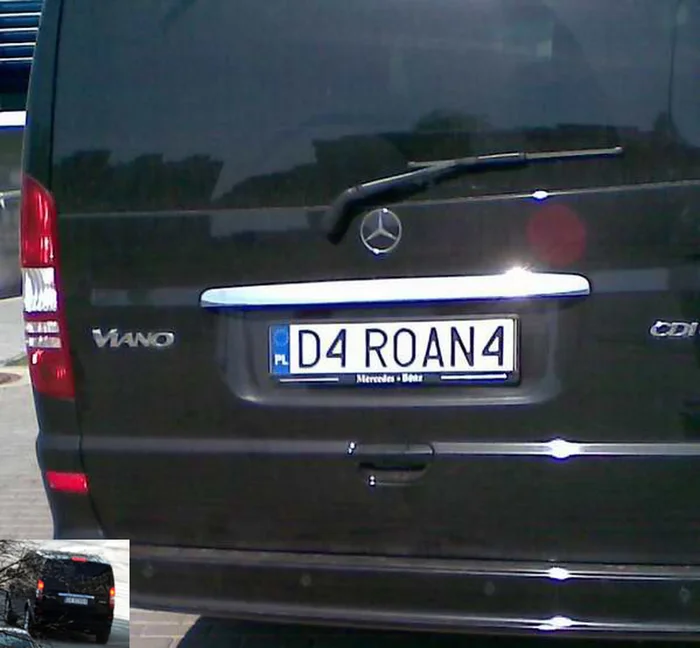 Fajny numer, blacha D4 ROAN4