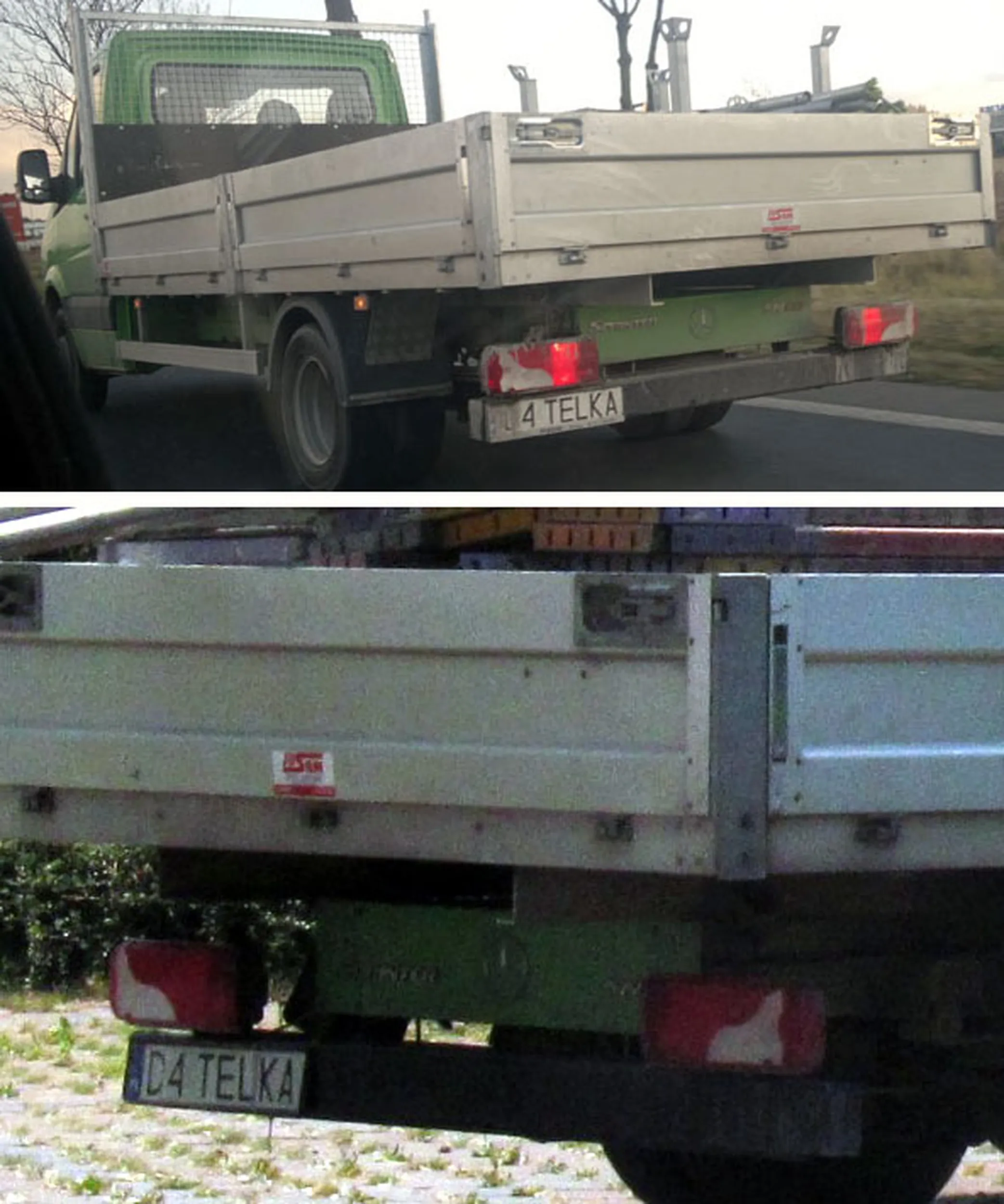 Fajny numer, blacha D4 TELKA