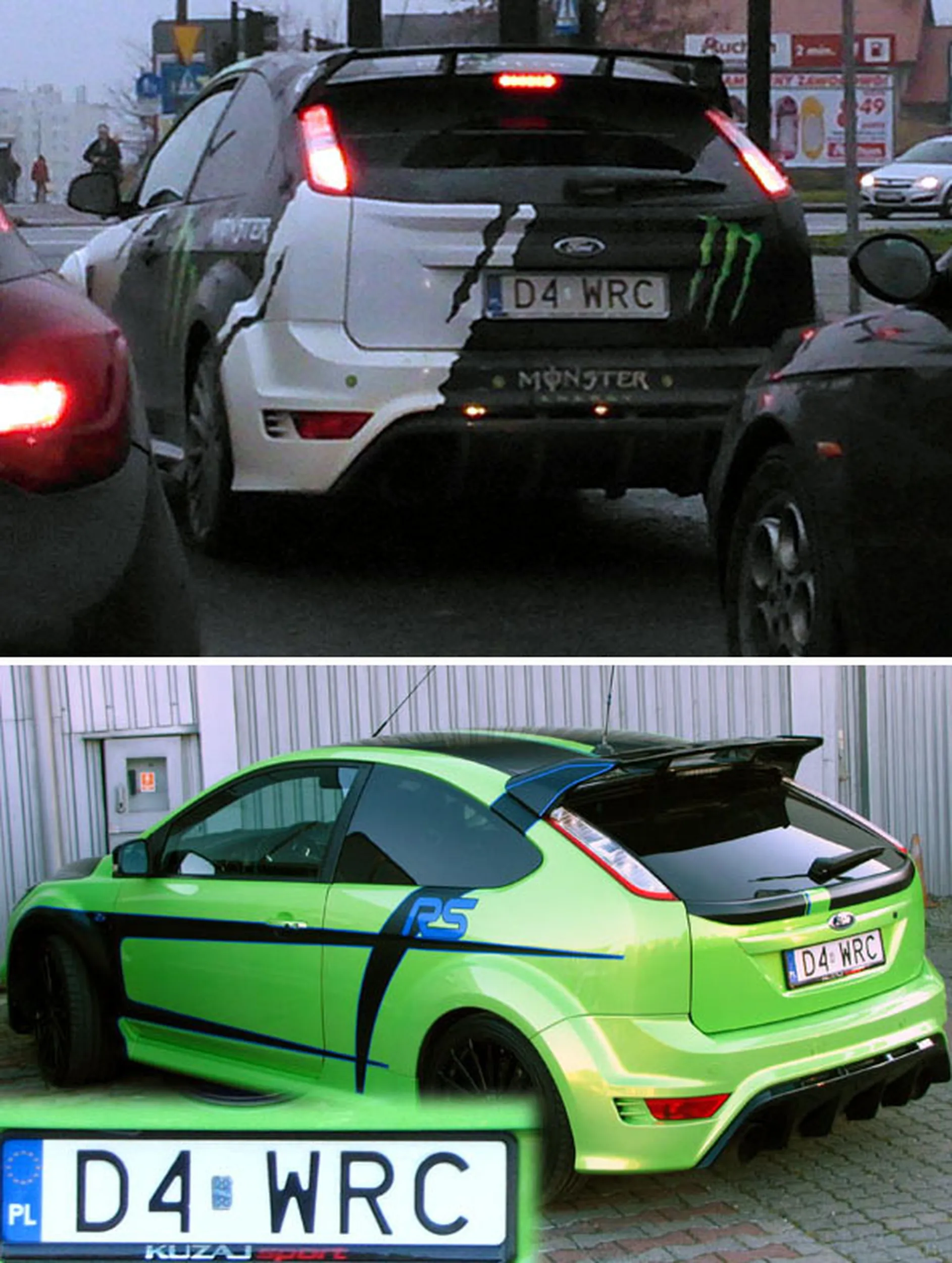 Fajny numer, blacha D4 WRC