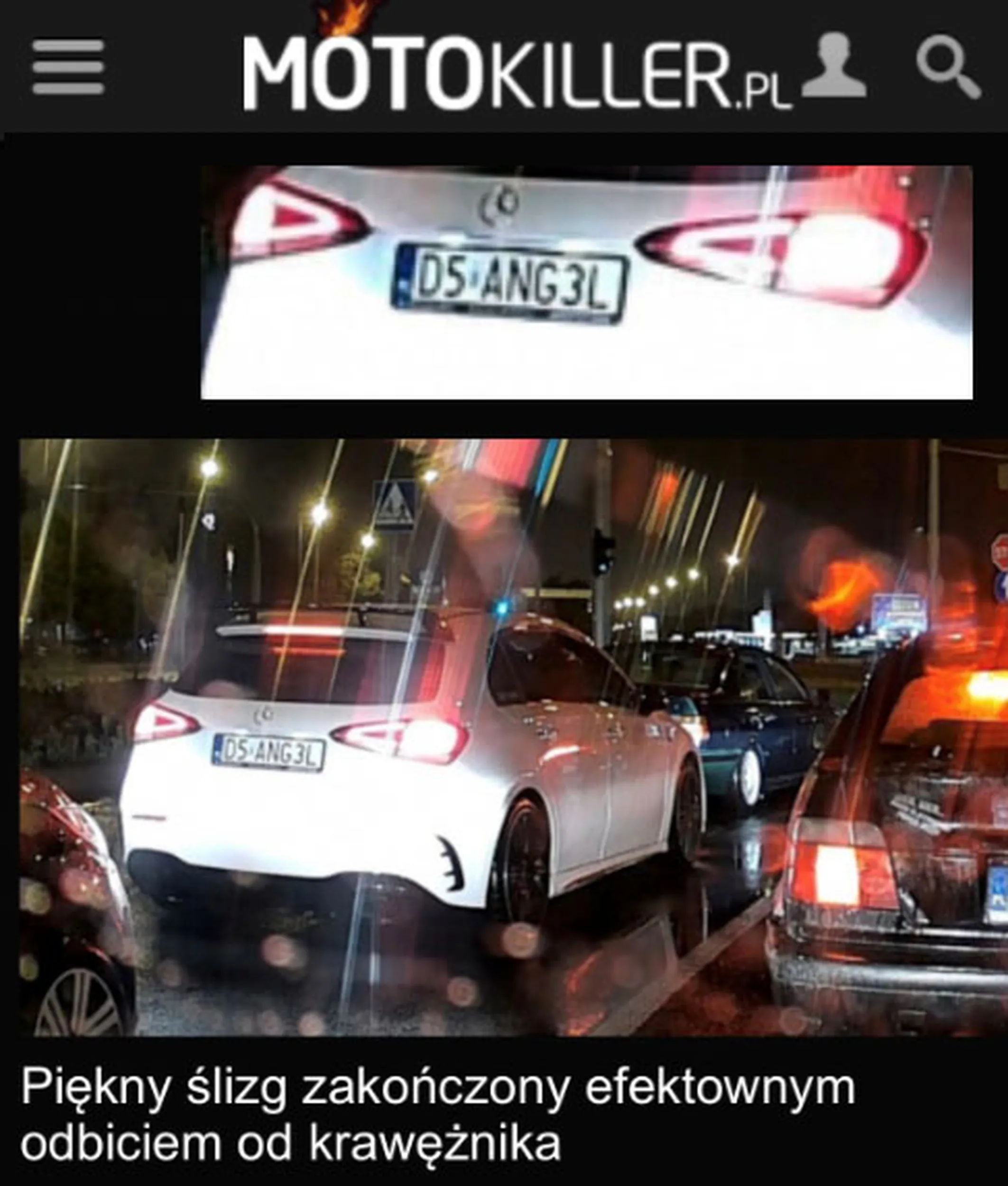 Fajny numer, blacha D5 ANG3L