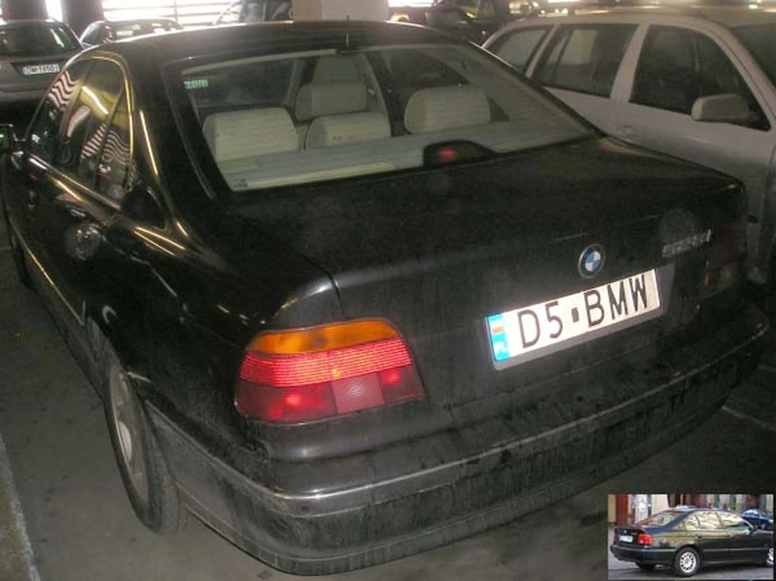Fajny numer, blacha D5 BMW