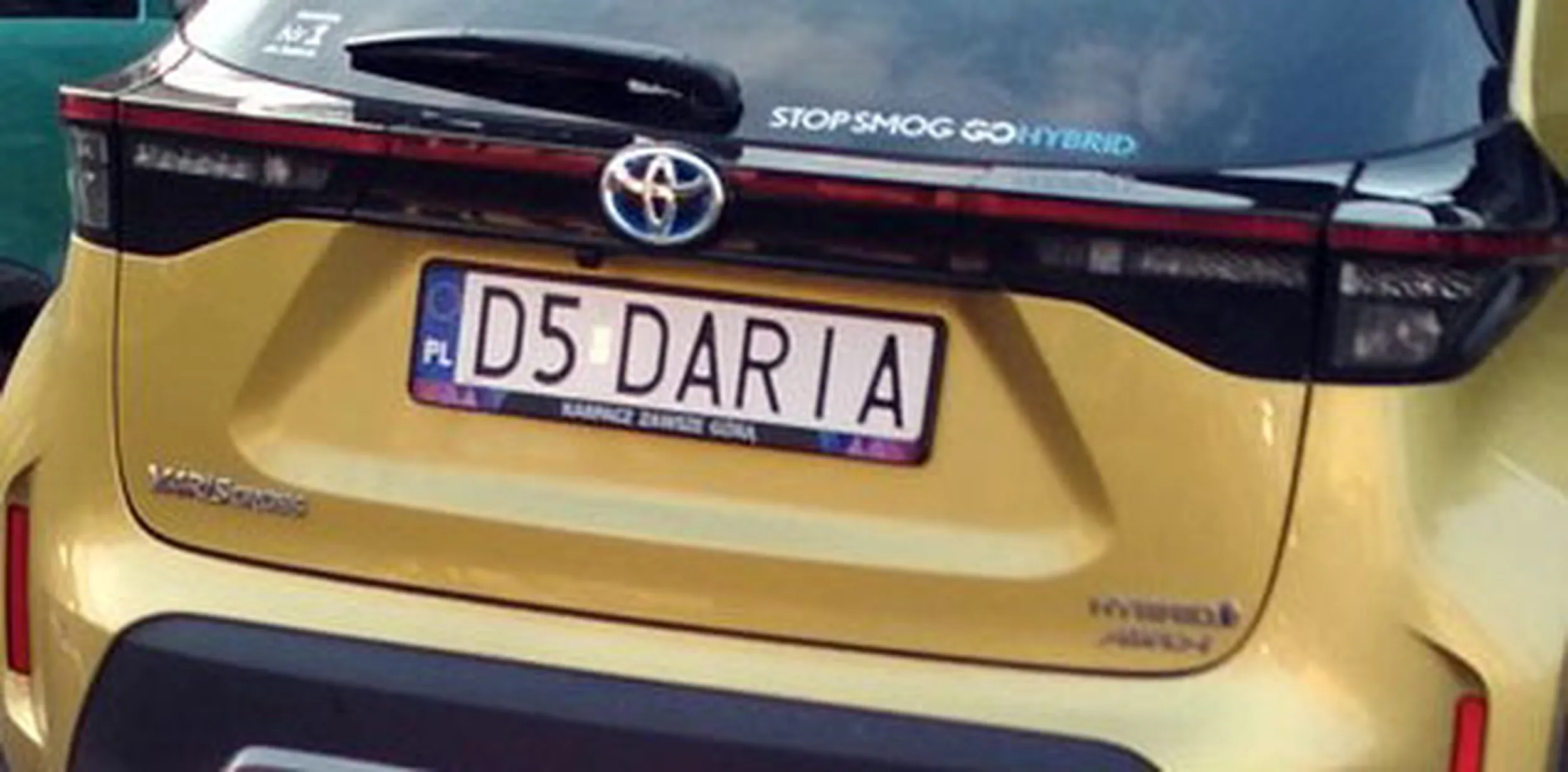 Fajny numer, blacha D5 DARIA