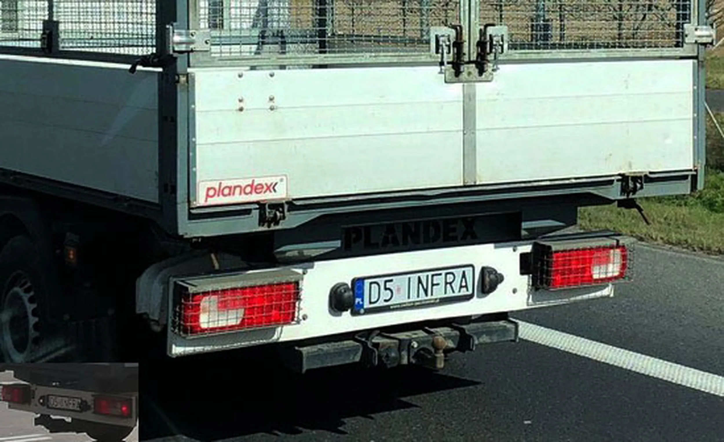 Fajny numer, blacha D5 INFRA