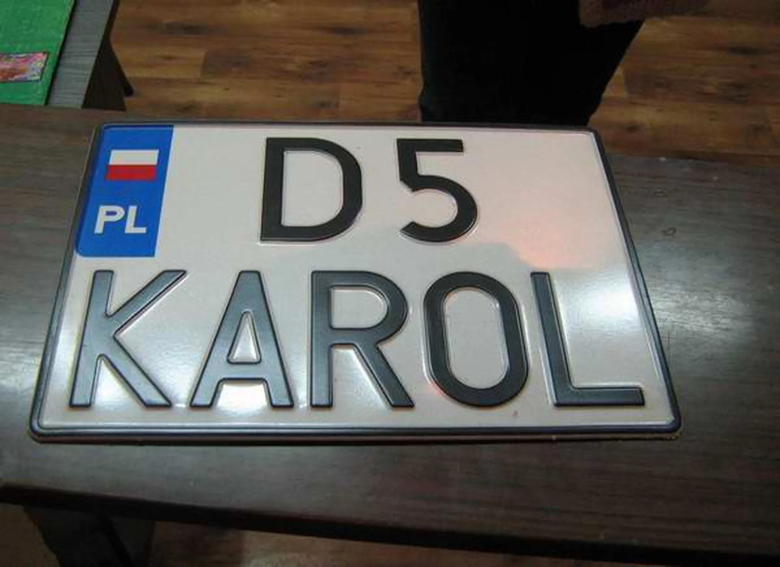 Fajny numer, blacha D5 KAROL