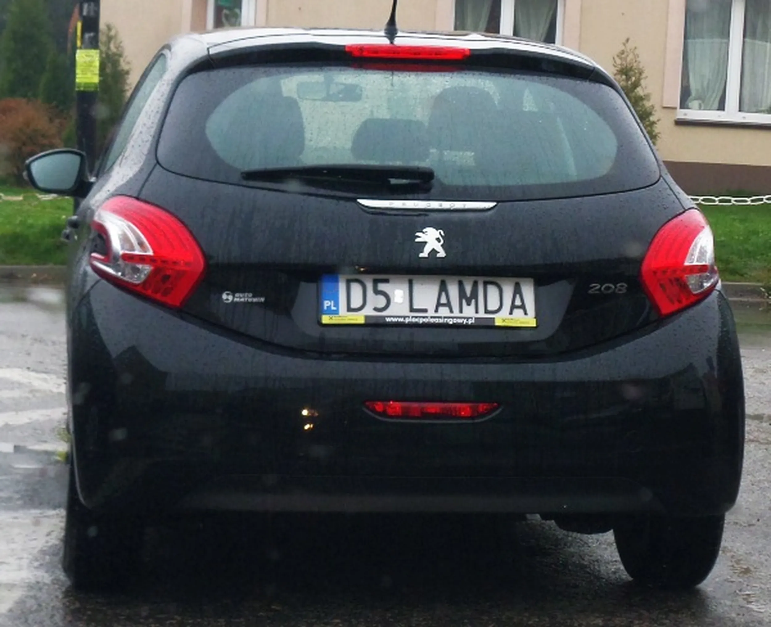 Fajny numer, blacha D5 LAMDA