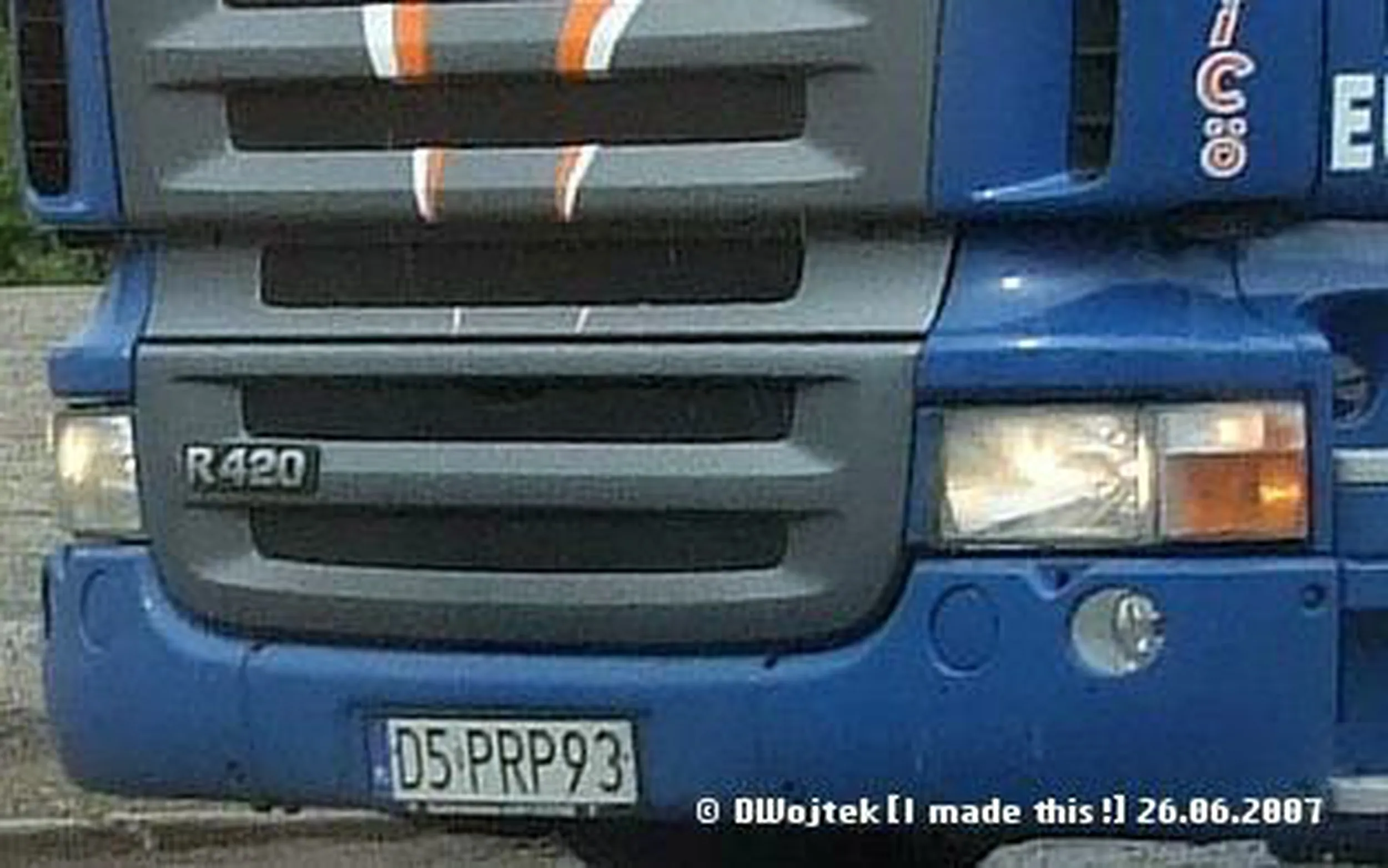 Fajny numer, blacha D5 PRP93