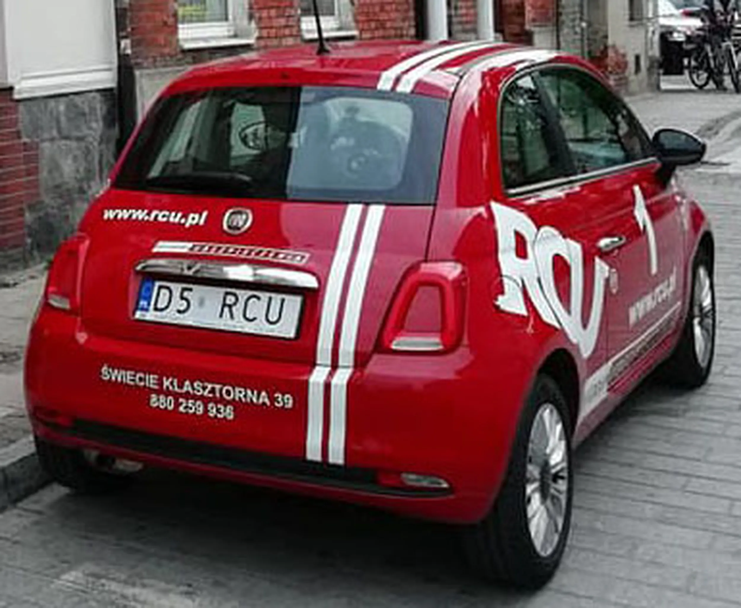 Fajny numer, blacha D5 RCU