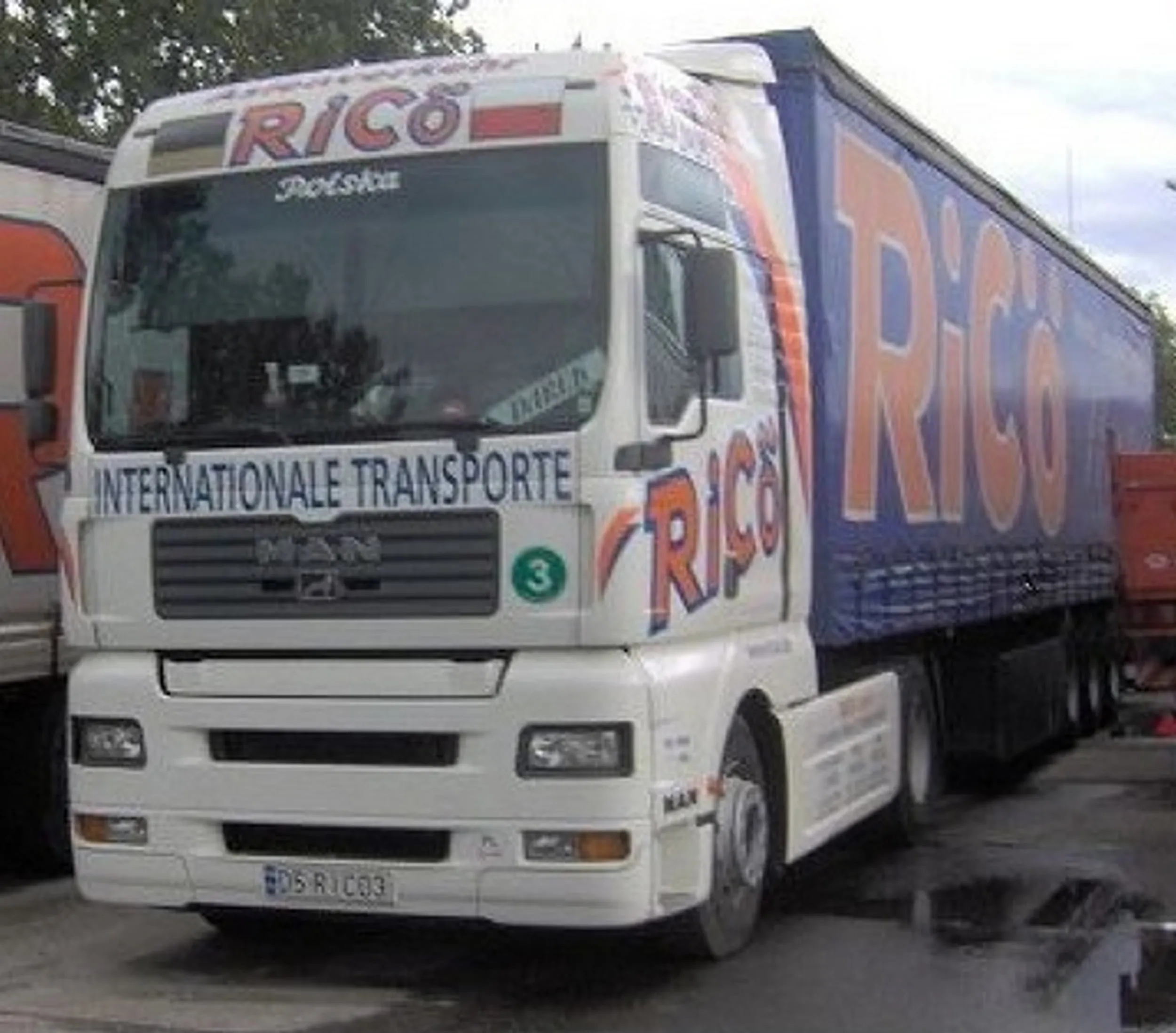 Fajny numer, blacha D5 RICO3