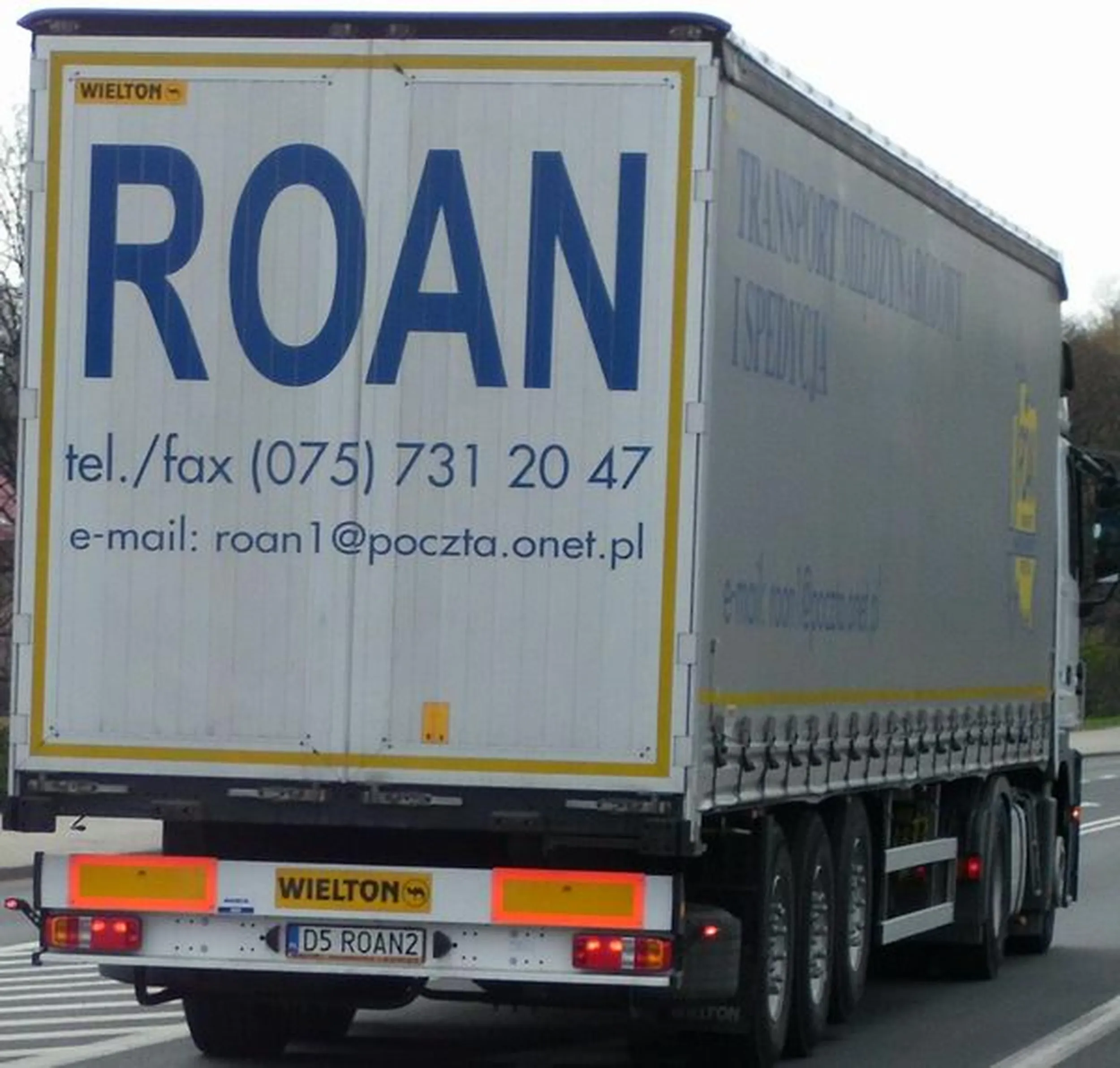 Fajny numer, blacha D5 ROAN2