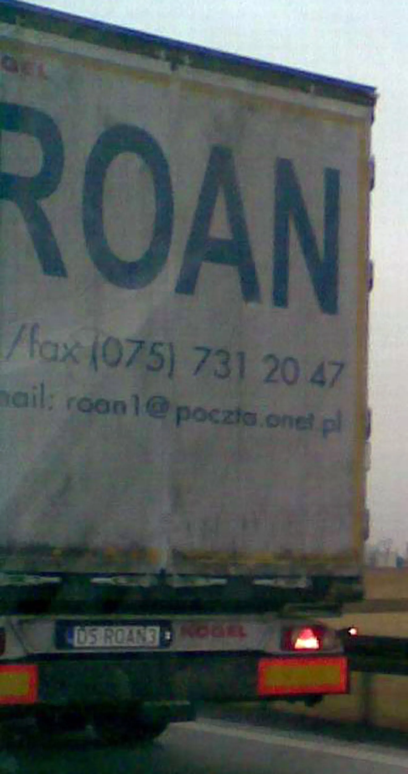 Fajny numer, blacha D5 ROAN3