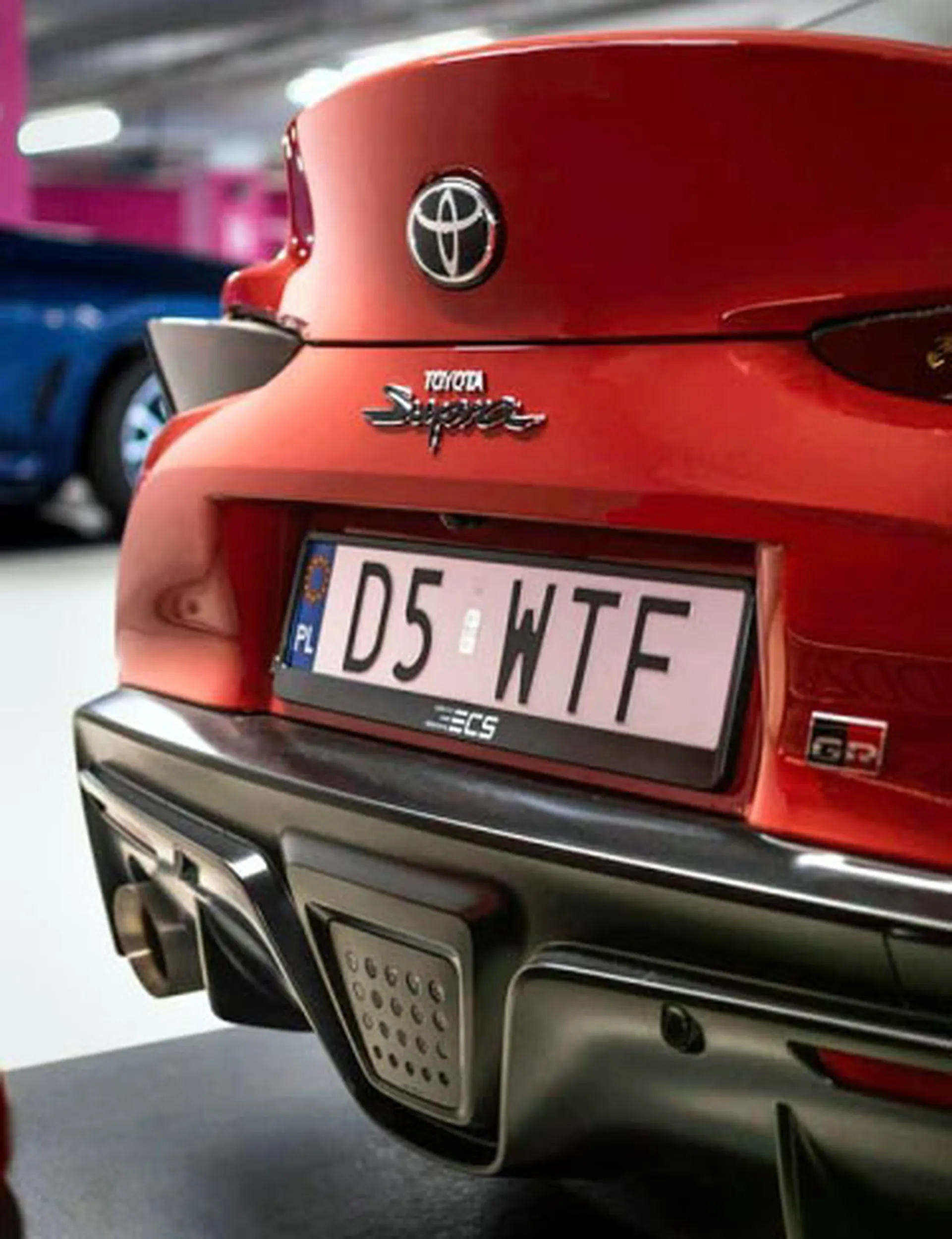 Fajny numer, blacha D5 WTF