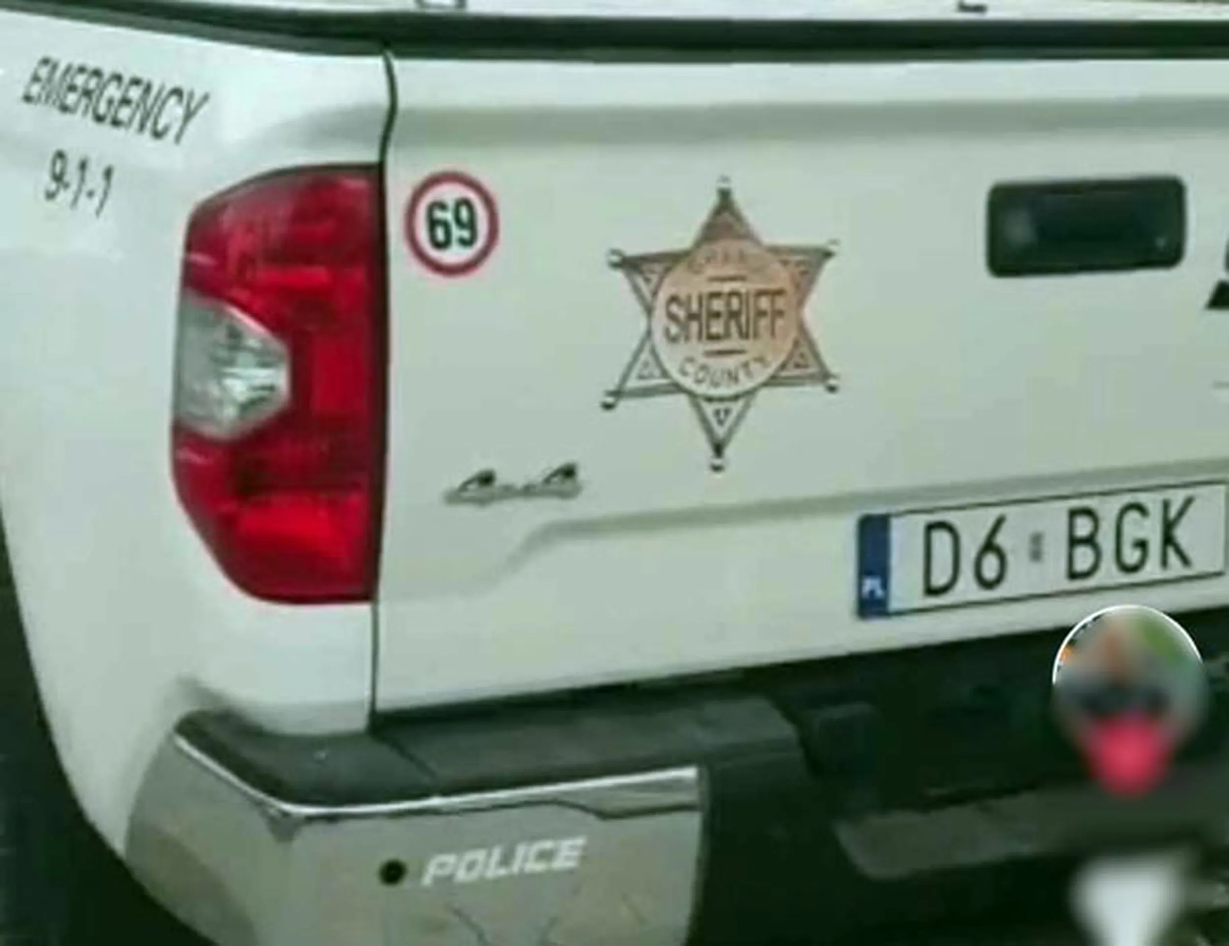 Fajny numer, blacha D6 BGK