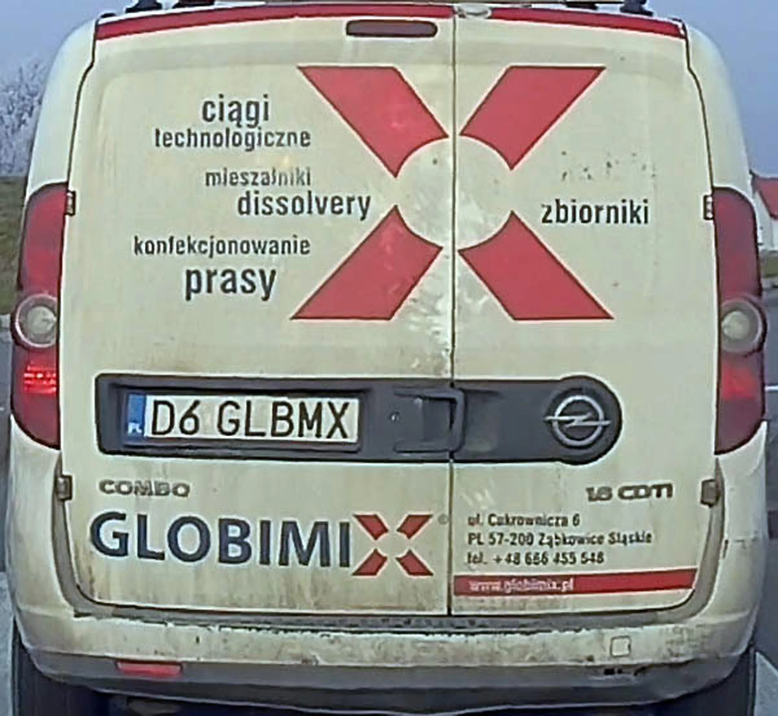 Fajny numer, blacha D6 GLBMX