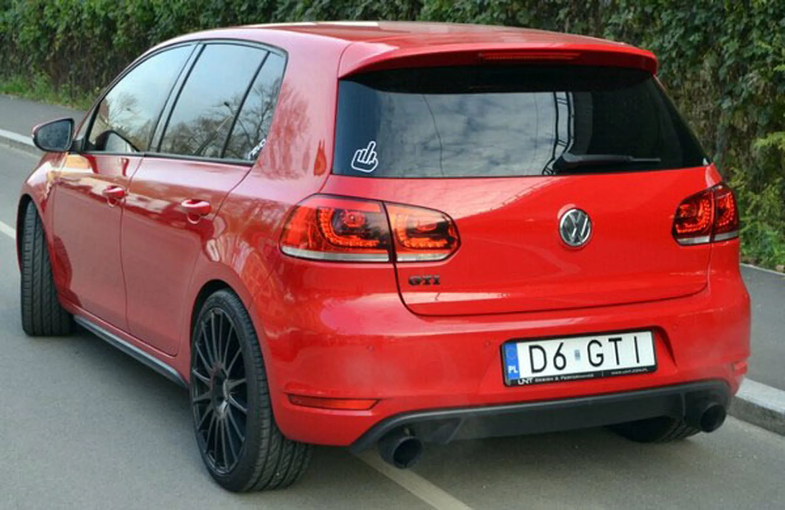 Fajny numer, blacha D6 GTI