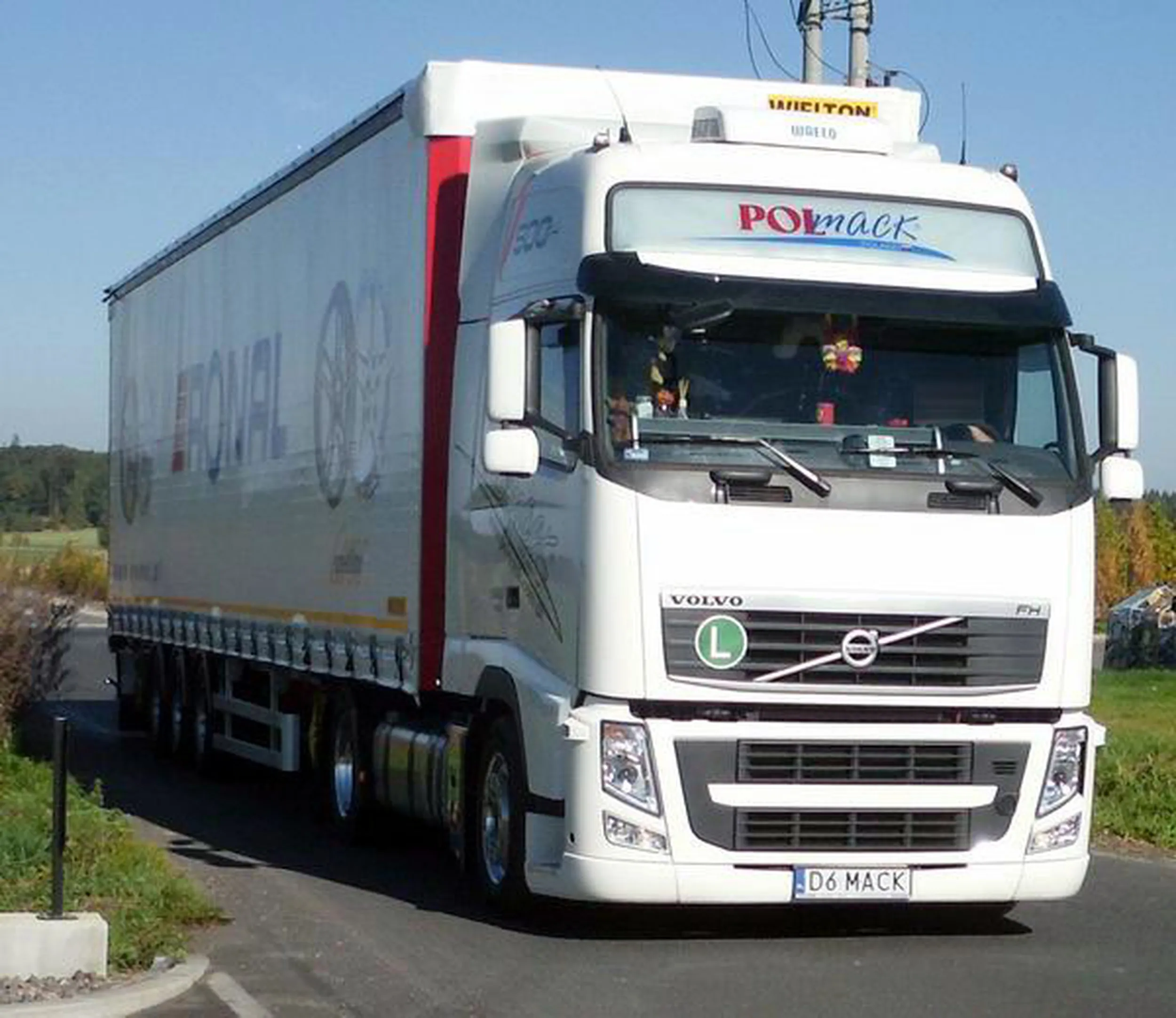 Fajny numer, blacha D6 MACK