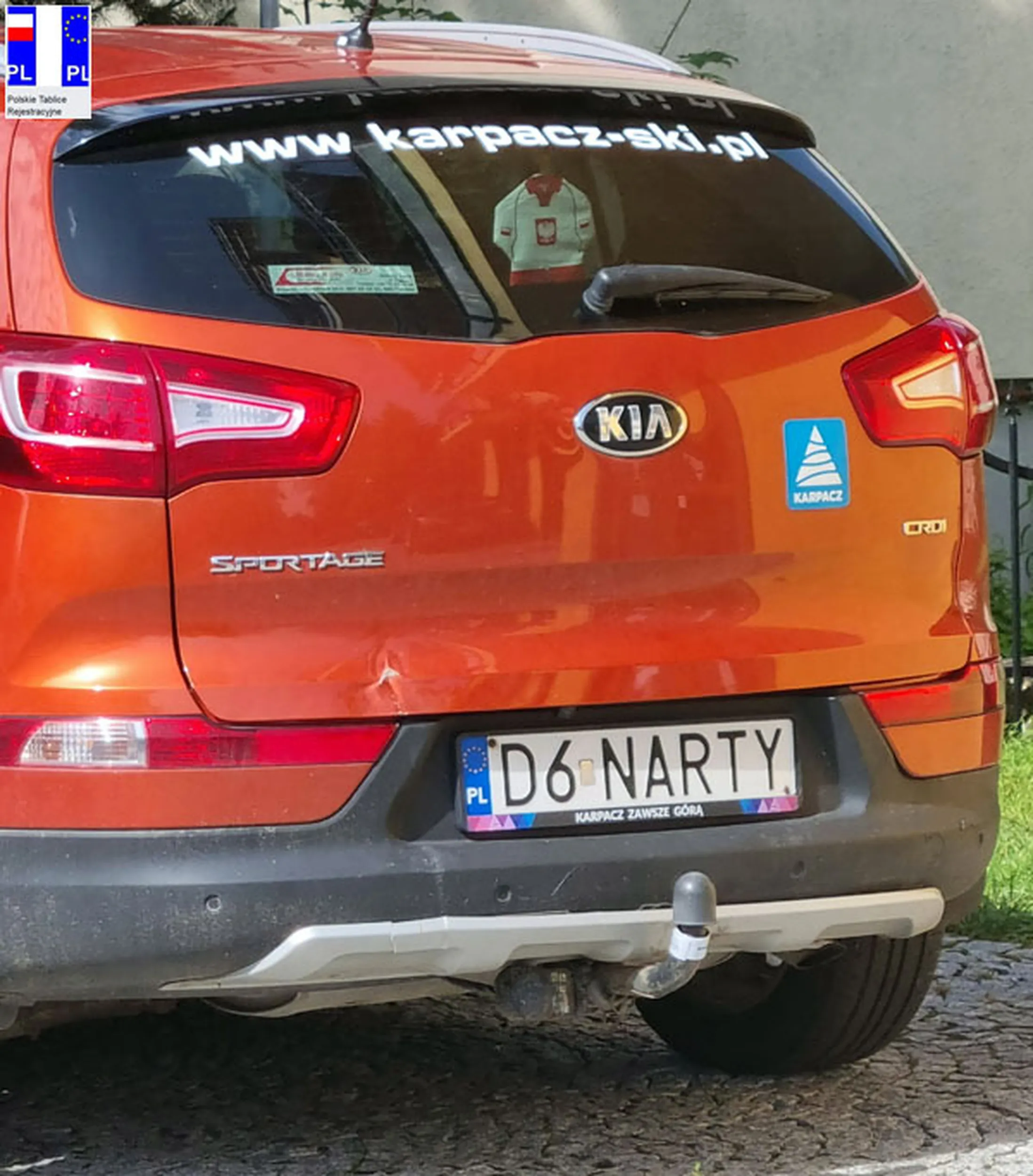 Fajny numer, blacha D6 NARTY