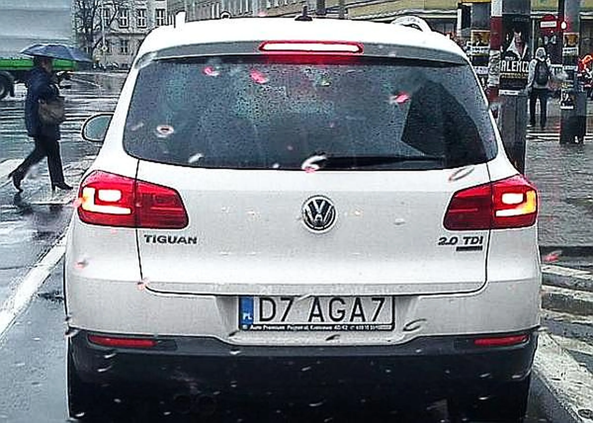 Fajny numer, blacha D7 AGA7