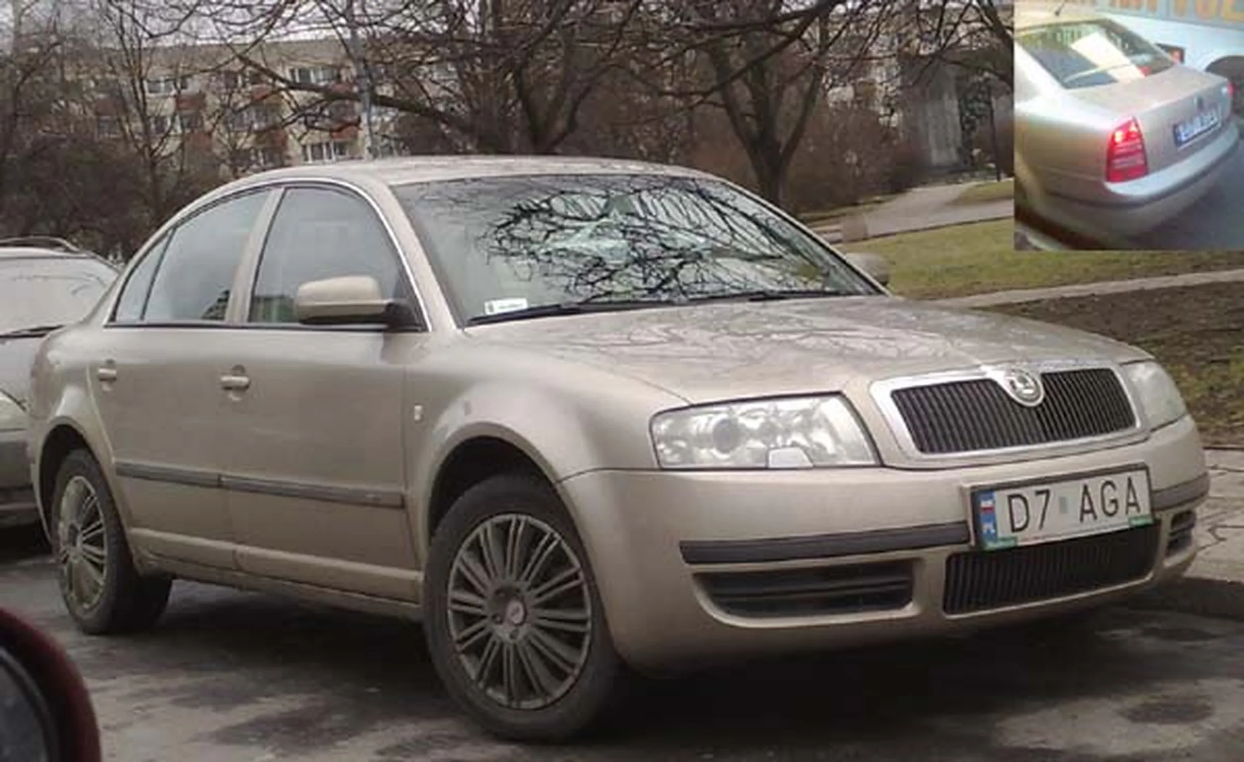 Fajny numer, blacha D7 AGA