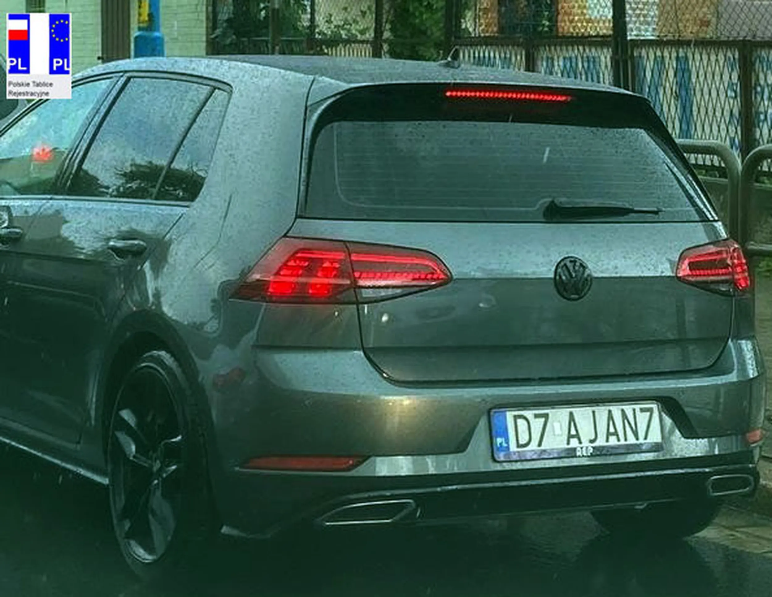 Fajny numer, blacha D7 AJAN7