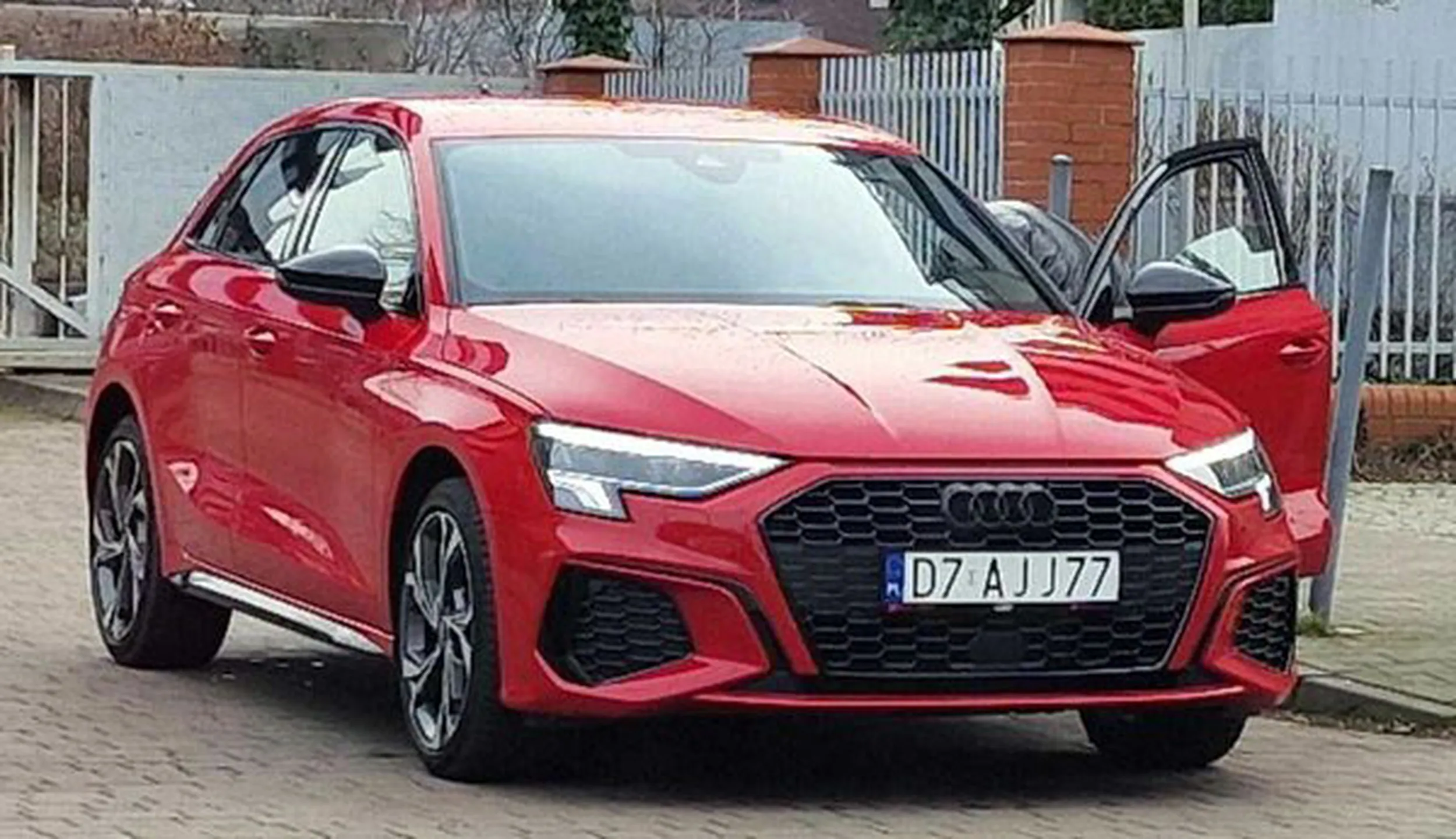 Fajny numer, blacha D7 AJJ77