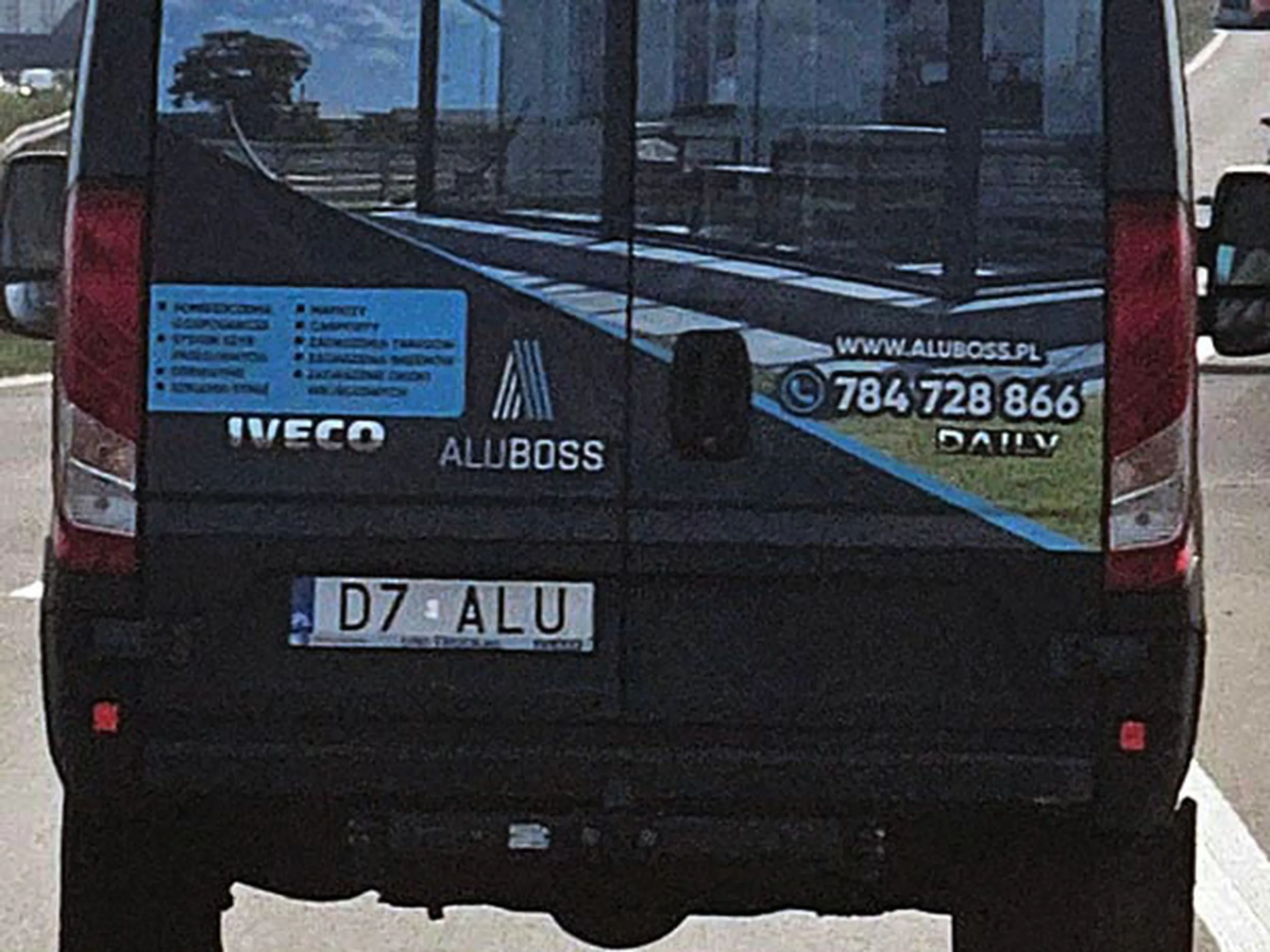 Fajny numer, blacha D7 ALU