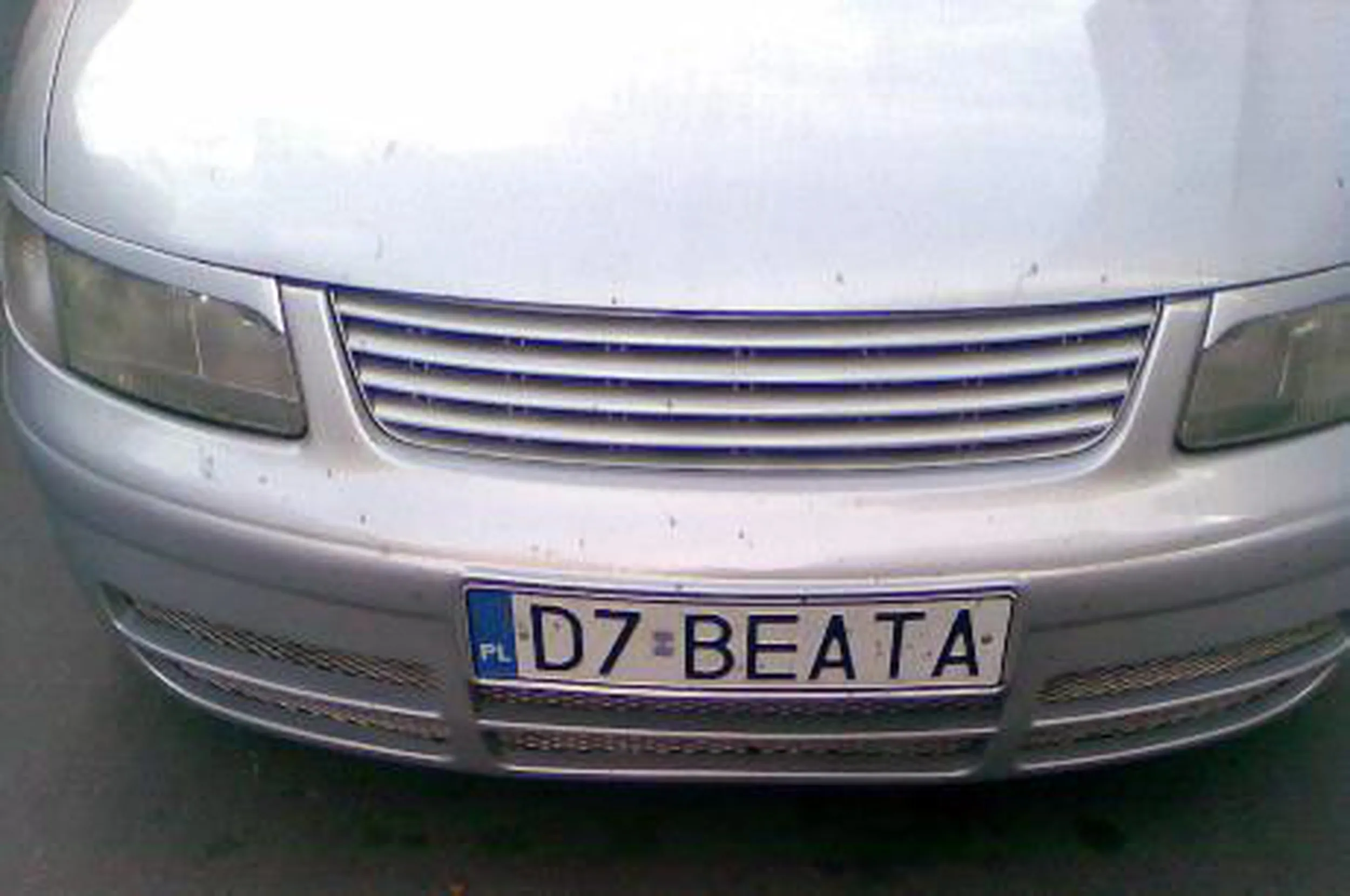 Fajny numer, blacha D7 BEATA