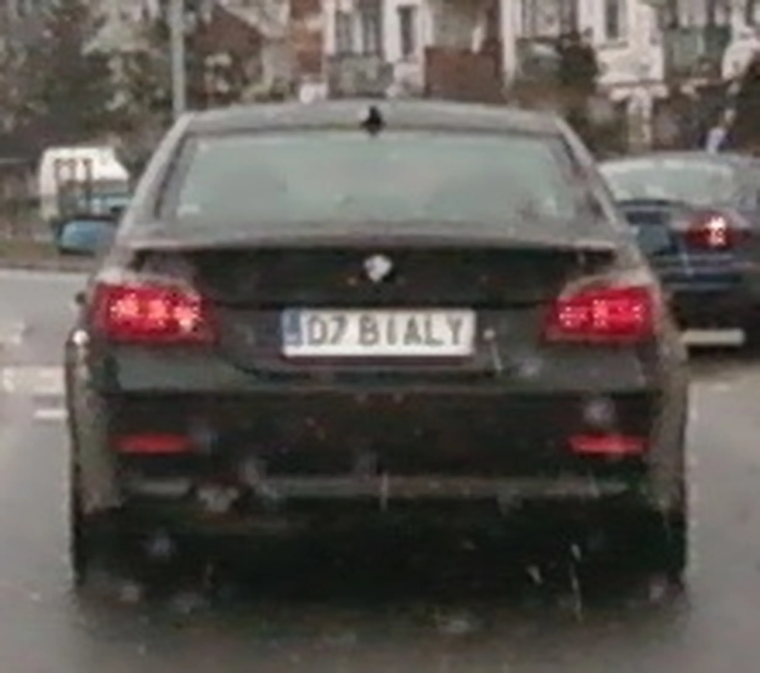 Fajny numer, blacha D7 BIALY