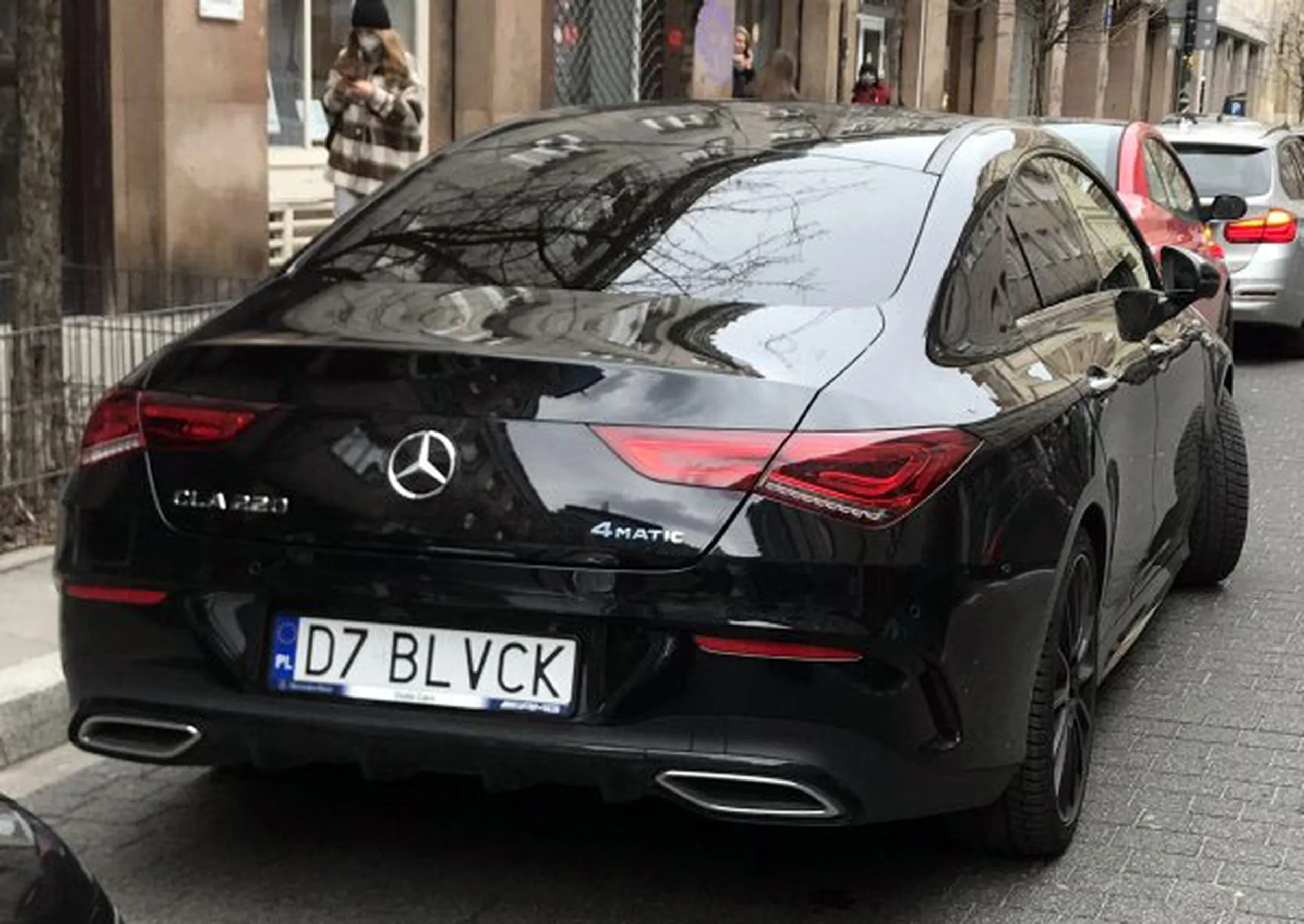 Fajny numer, blacha D7 BLVCK