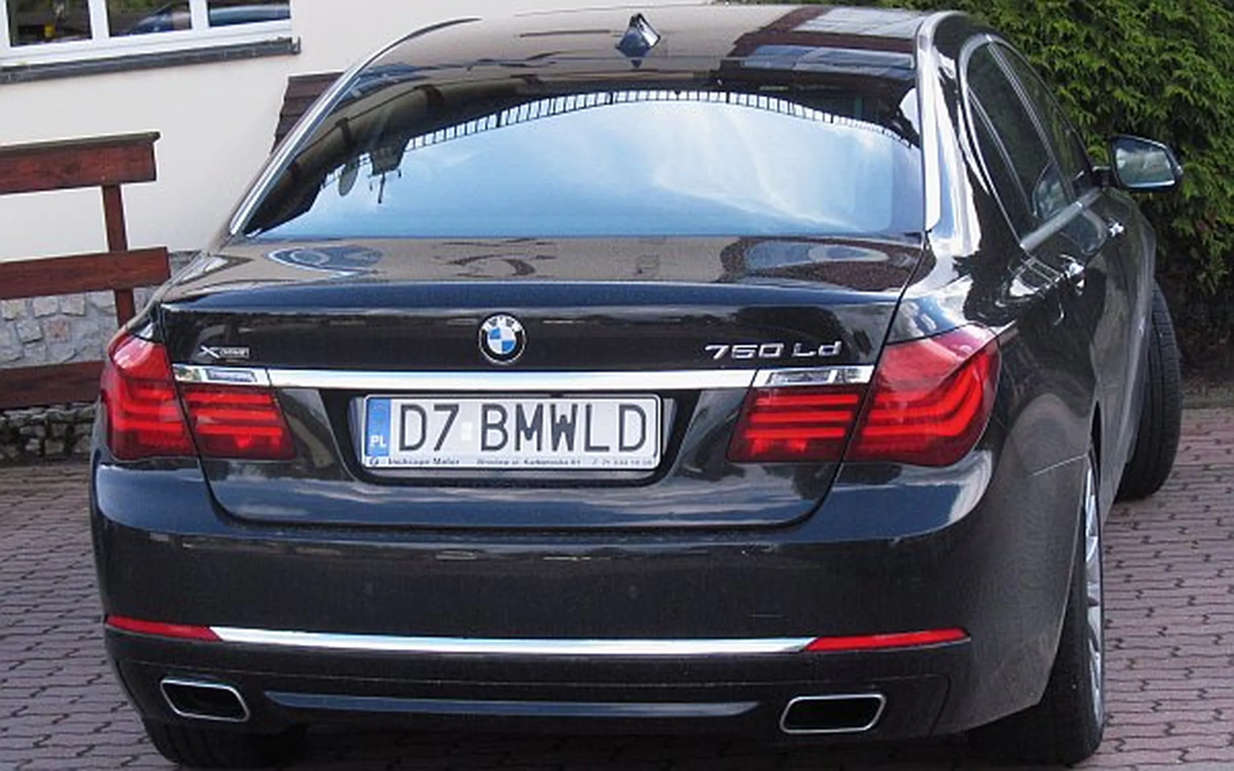 Fajny numer, blacha D7 BMWLD