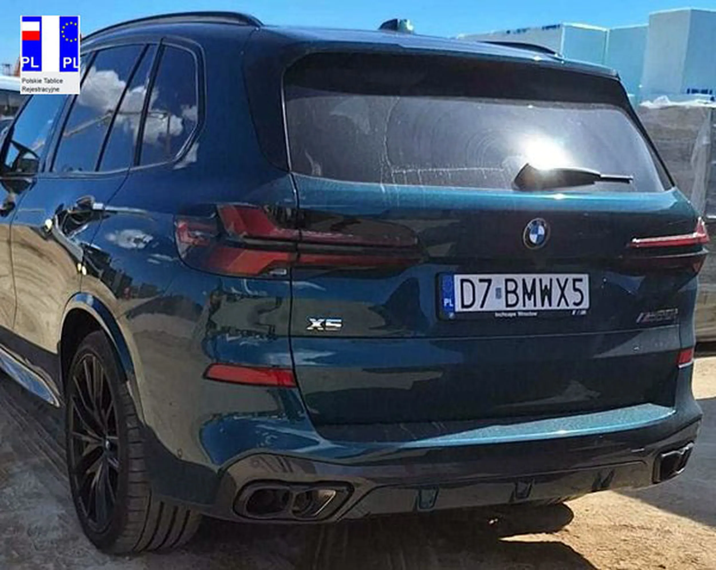 Fajny numer, blacha D7 BMWX5