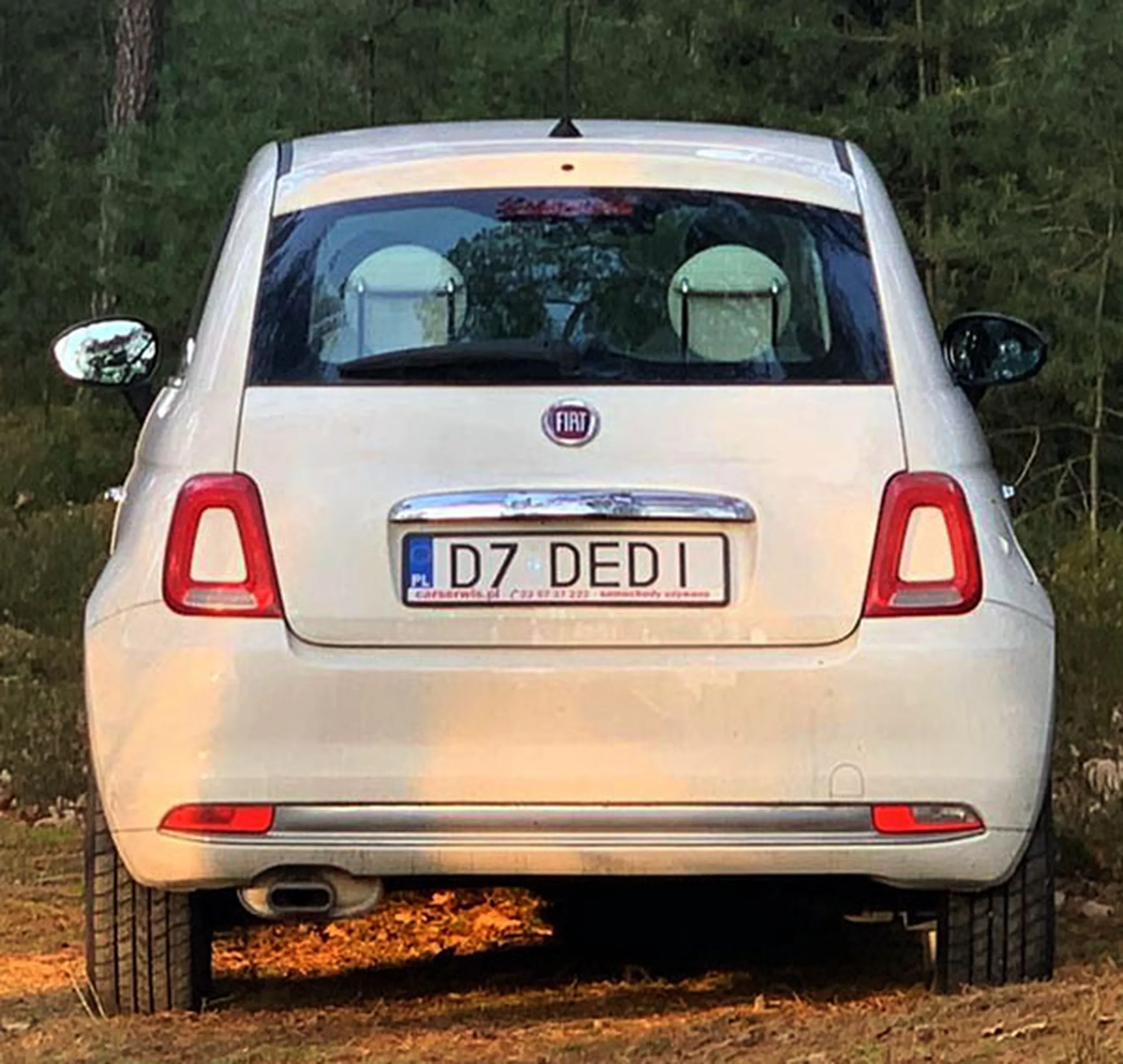 Fajny numer, blacha D7 DEDI